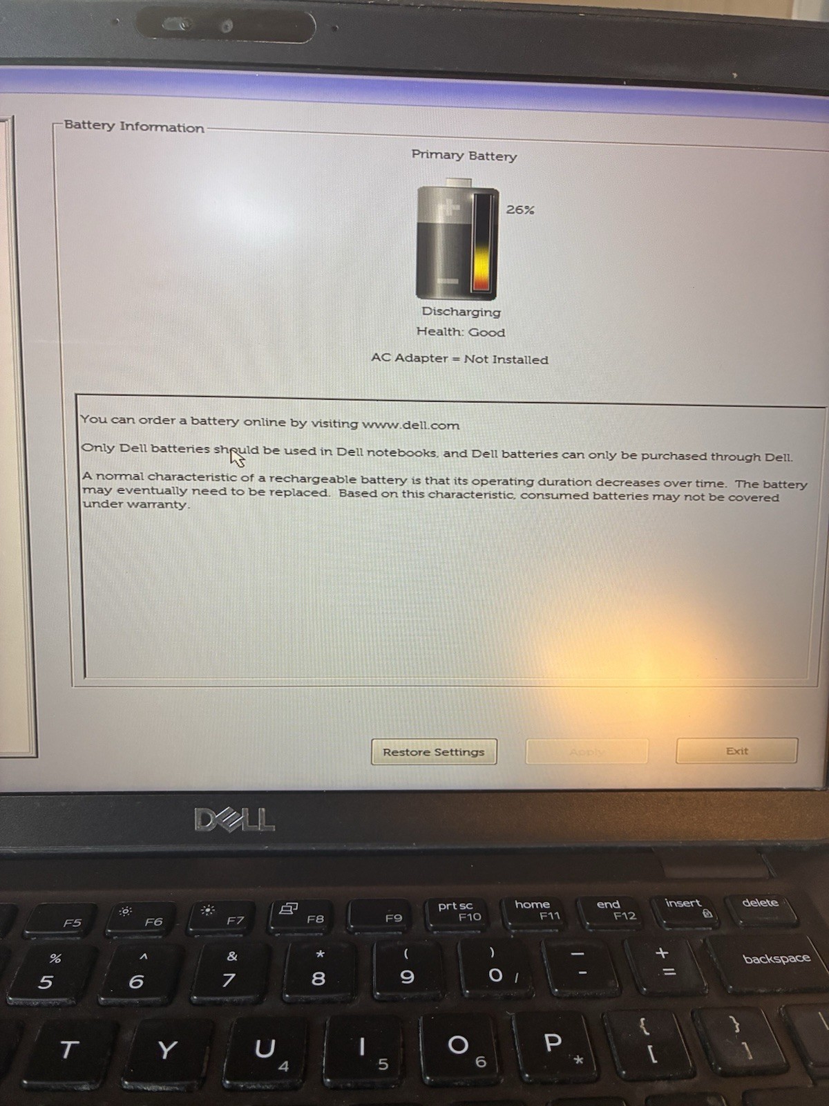 Dell Latitude 5400 i5-8250U 1.60 GHz 0GB RAM No SSD Read