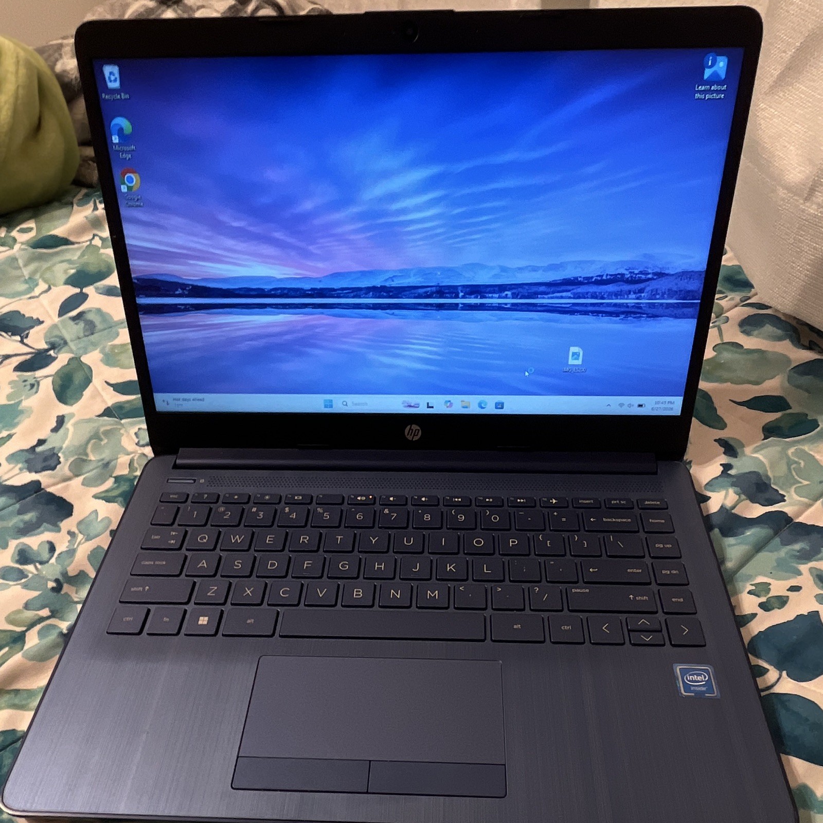 HP 14in Blue Notebook Laptop Intel 4GB RAM 64GB eMMC Windows 11