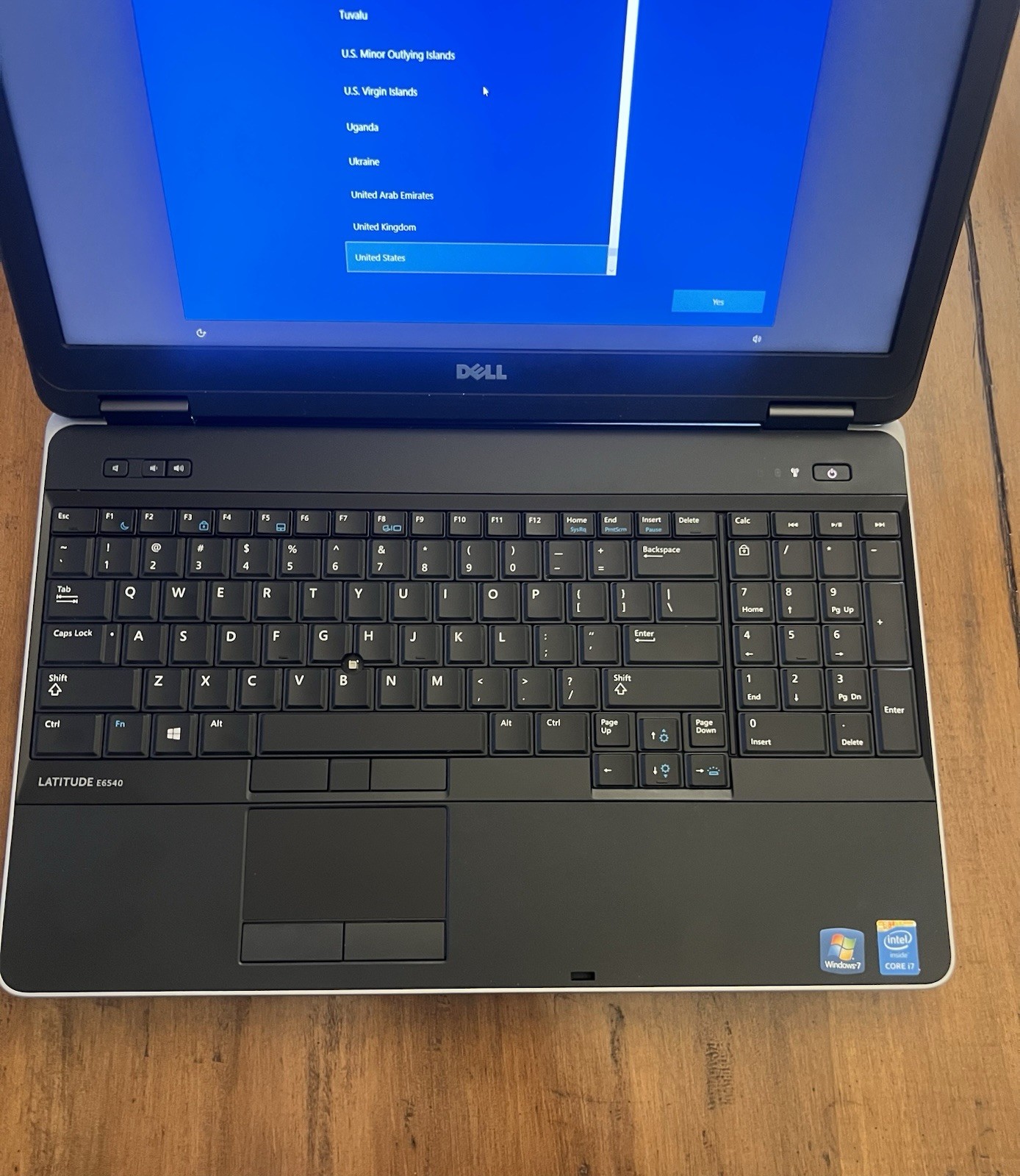 Dell Latitude E6540 15.6 in laptop. Core i7-4800MQ 2.7GHz, 16GB Ram, 250GB