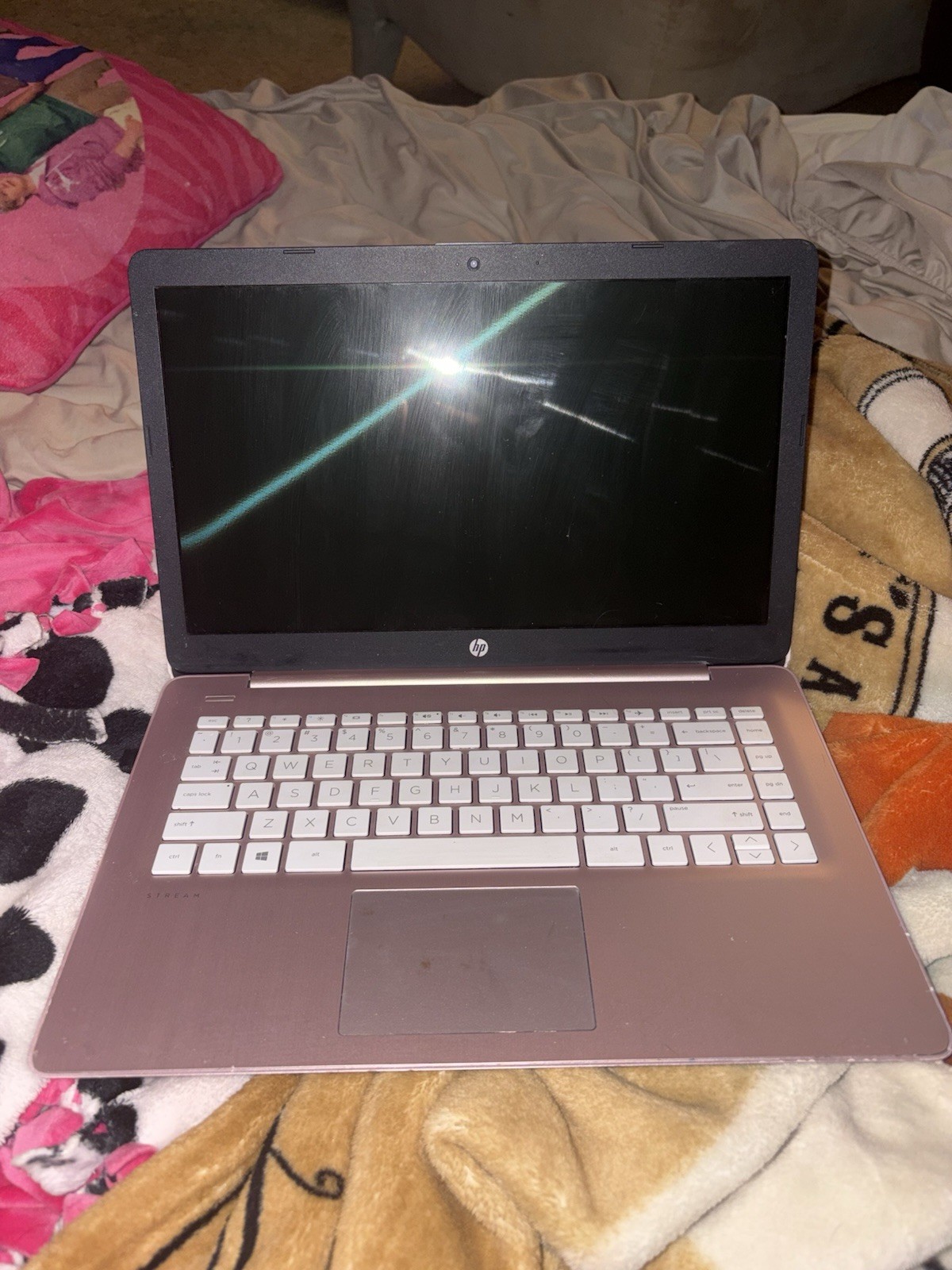 HP Windows Stream Laptop 14-cb163wm 14 HD Pink 4GB RAM