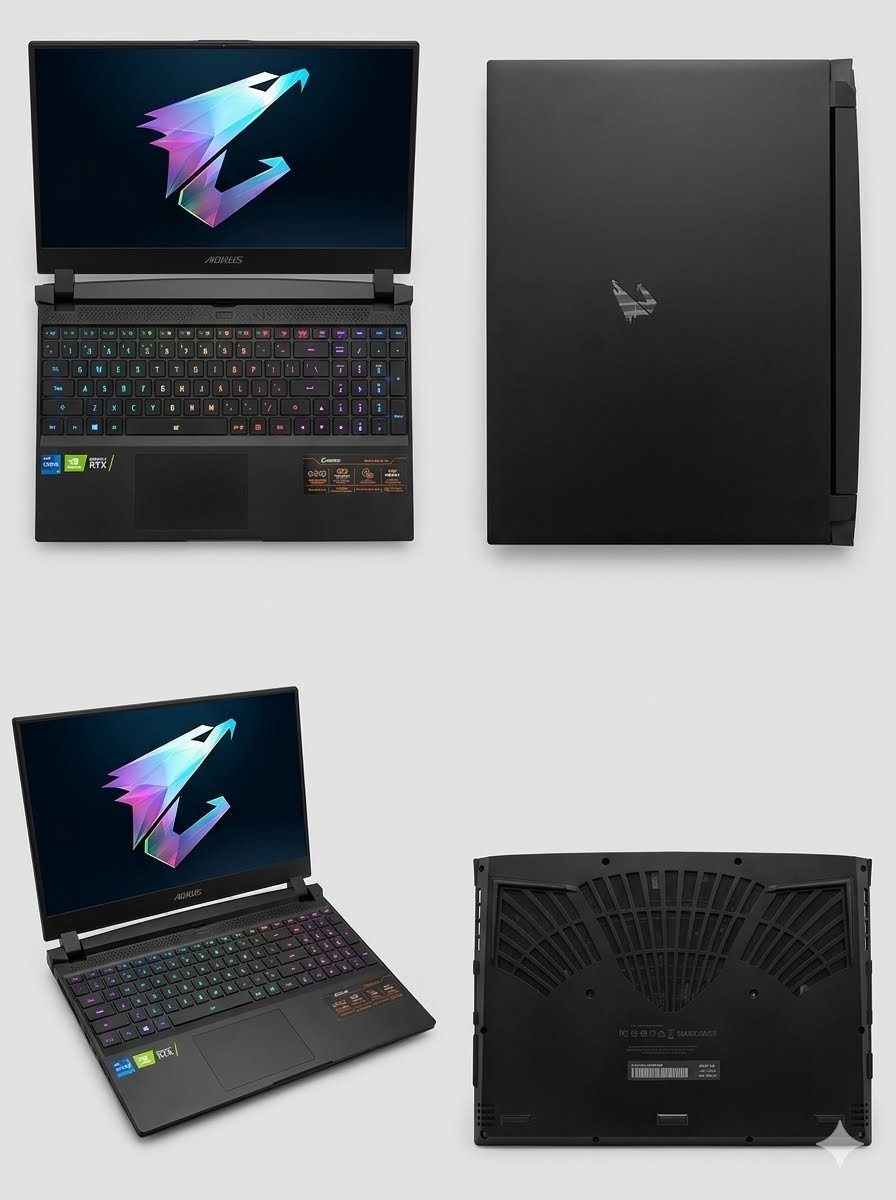 GIGABYTE AORUS 15P YD 15.6″ 300Hz Gaming Laptop RTX 3080 i7-11800H 32GB 3TB SSD