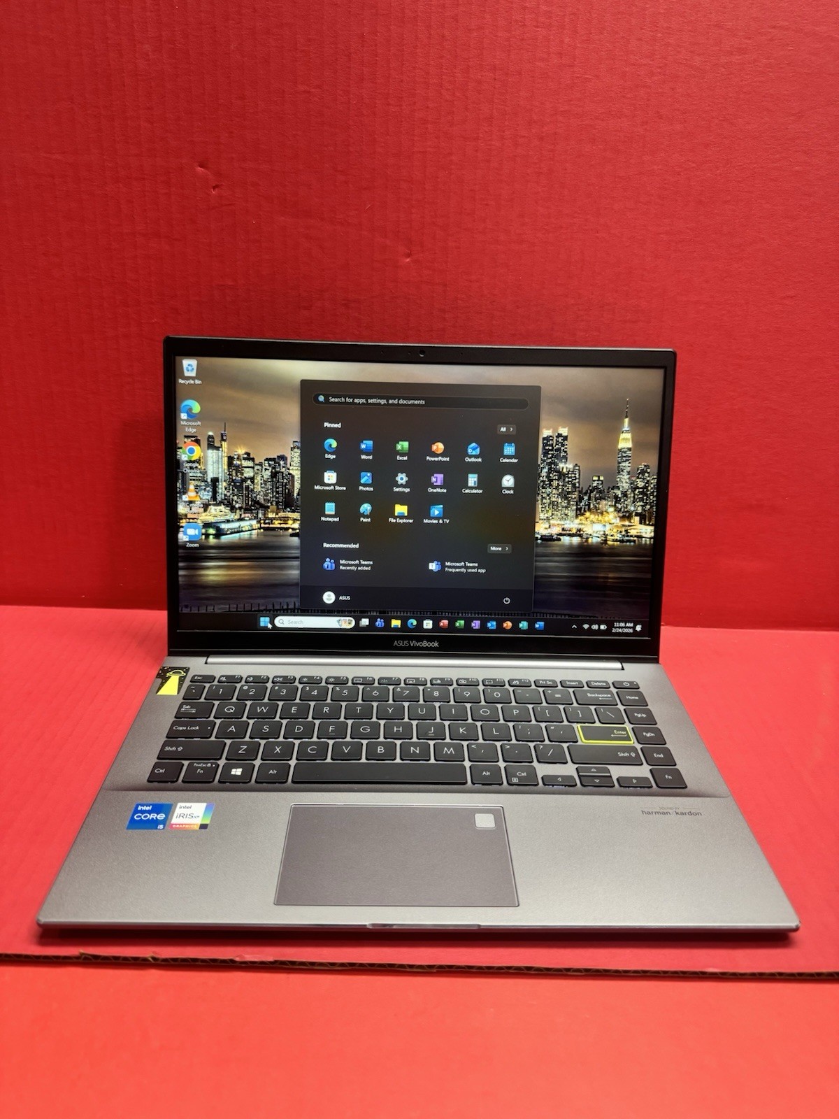 ASUS VivoBook S433E 14” CORE i5-1135G7 @ 2.40GHz | 8GB RAM, 512GB SSD | #T193