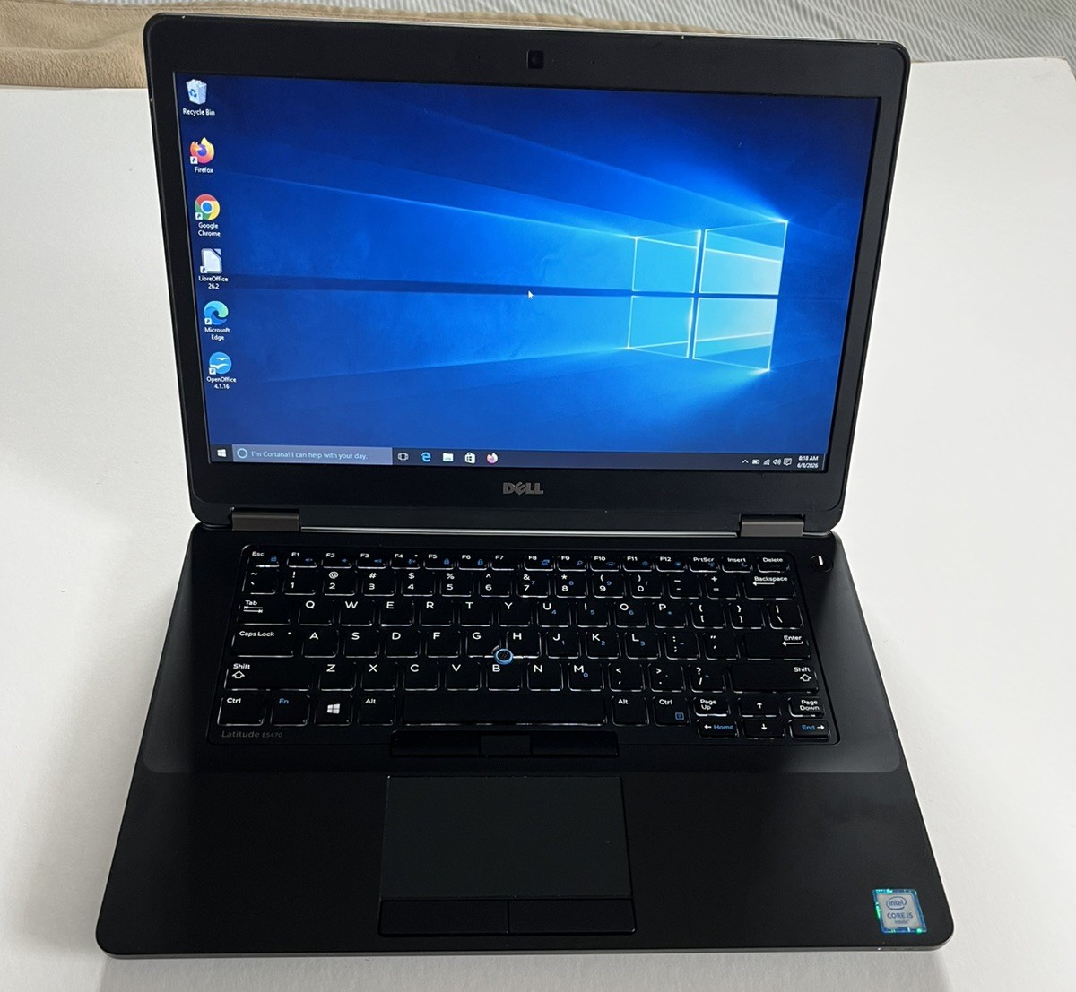 Dell Latitude E5470 14″ 256GB Intel Core i5 6th Gen 2.40 GHz 8GB Laptop Win 10