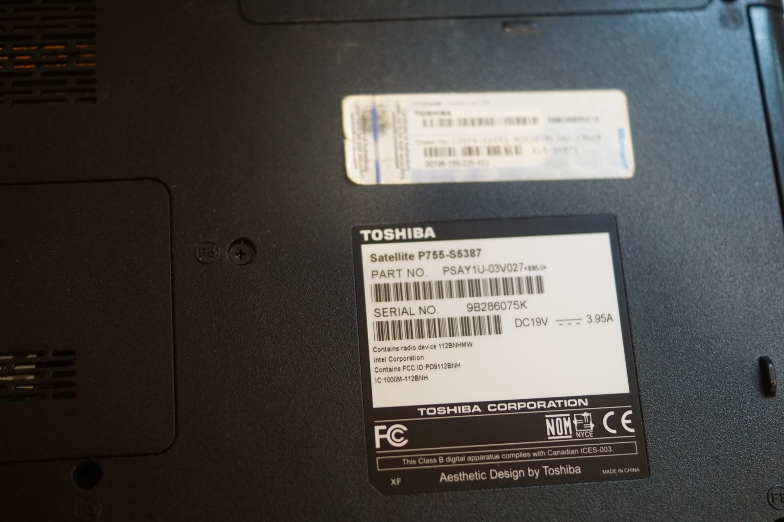 Active 22H2 WIN10 PRO Toshiba P755-S5387 Gen2 i7@2.20GHz,6GB RAM,720GB HDD
