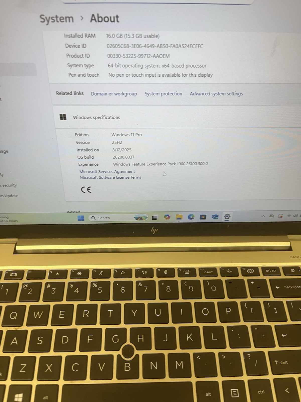 HP ELITEBOOK 845 G7 AMD RYZEN 5 PRO 4650U 16GB Ram 512GB SSD FHD Win11 Pro-111
