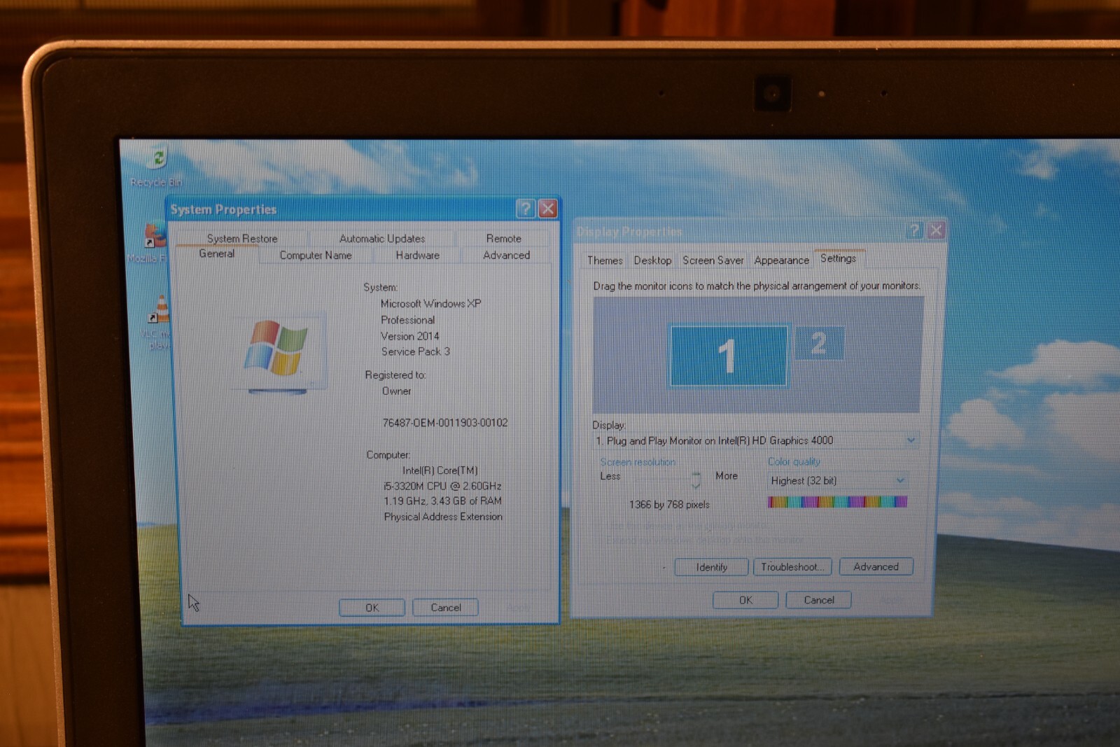 Dell Latitude E6330 Intel Core i5-3320M 4GB RAM 500GB HDD Windows XP Pro Webcam