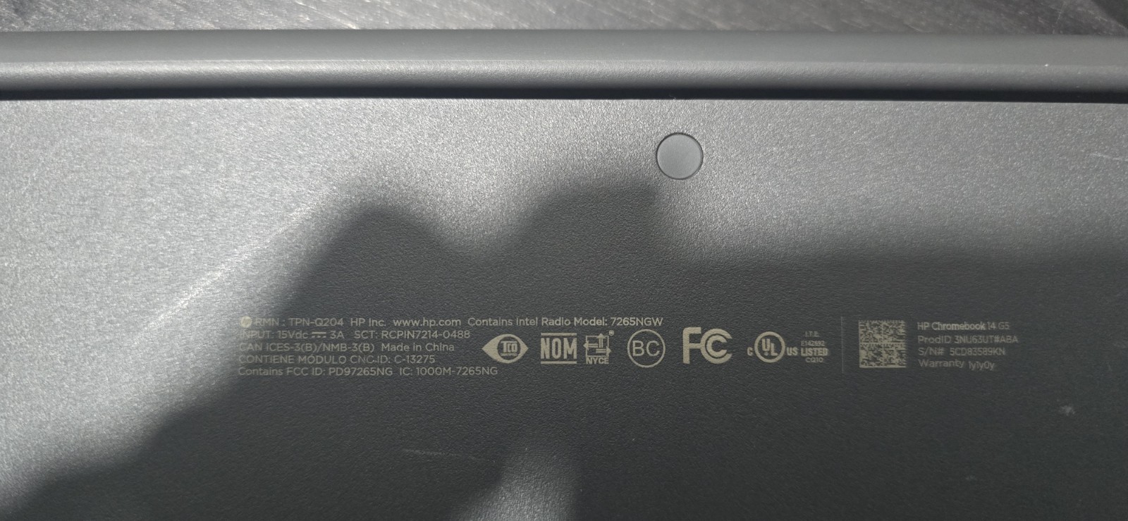 HP Chromebook 14″