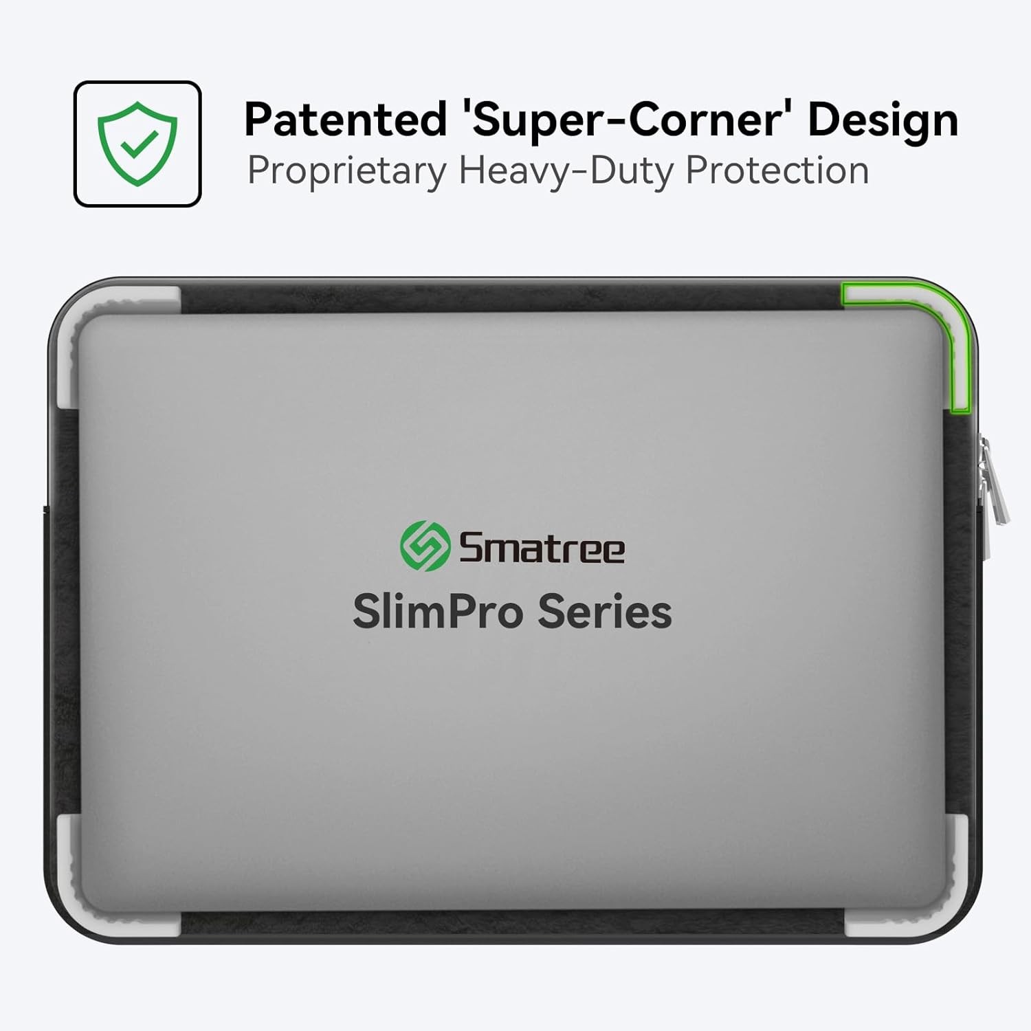 SlimPro Laptop Sleeve Case for 13.9 inch ASUS Zenbook S UX393, Accessory Pocket