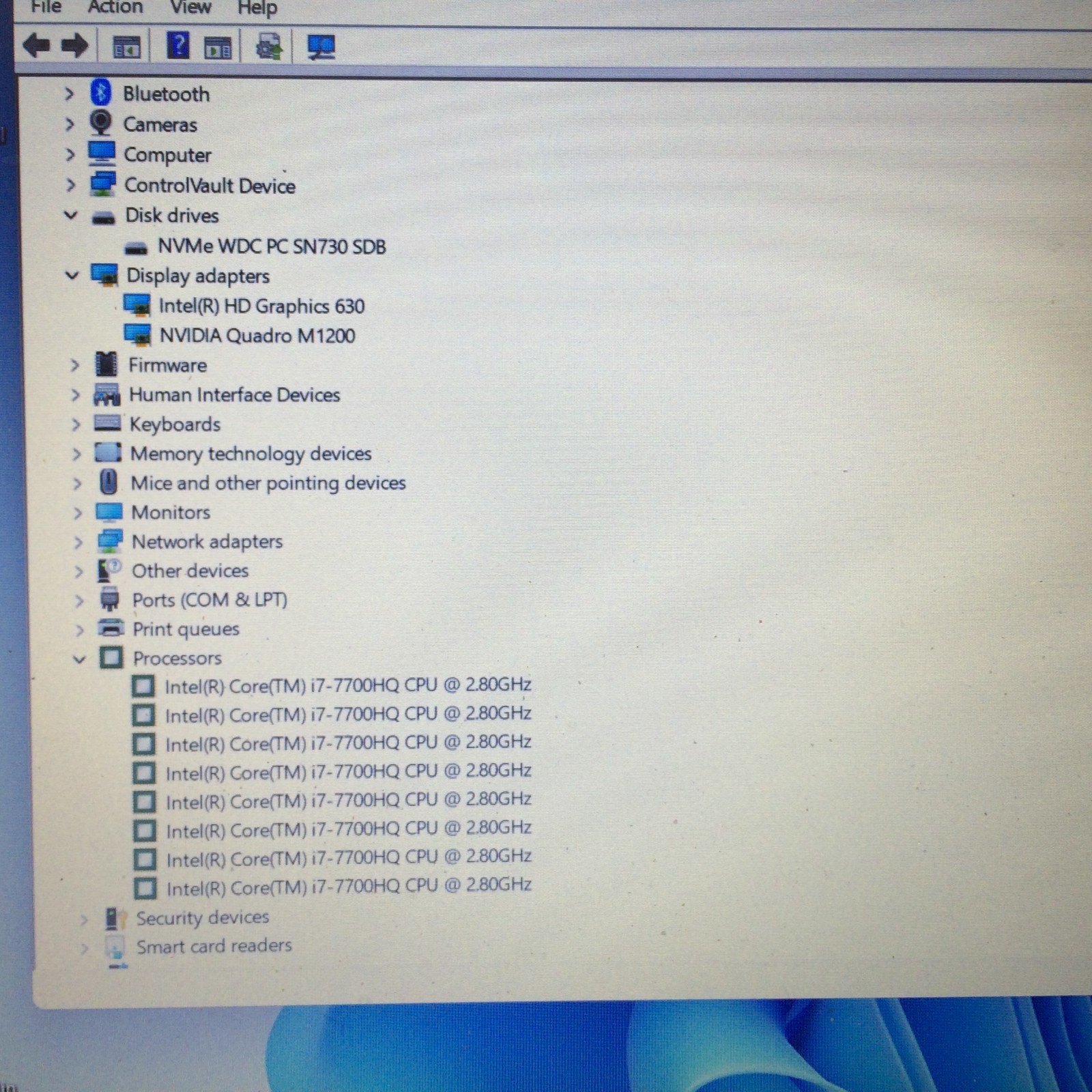 DELL Precision 7520 15.6″ Four CORE i7-7700HQ 2.80 GHz 16 GB 256 SSD