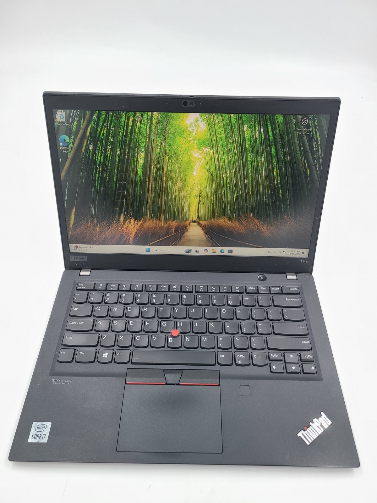 Lenovo ThinkPad T14s Gen 1 i7-10510U 1.8GHz 8GB Ram 256GB SSD Win 11 Pro TOUCH