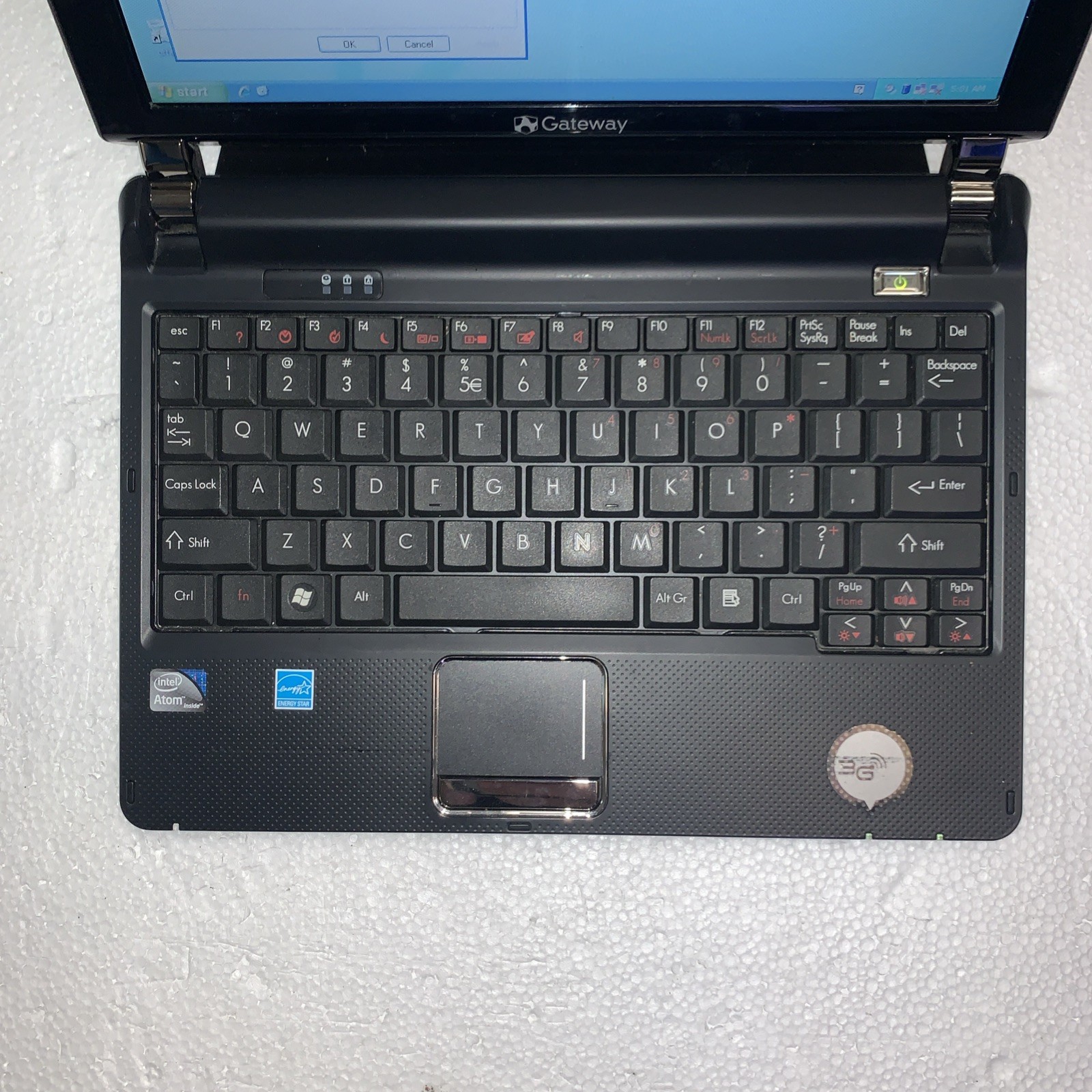 Gateway Netbook KAV6 Intel Atom N270 1.6GHZ 160GB HD 1GB RAM Windows XP PRO SP3
