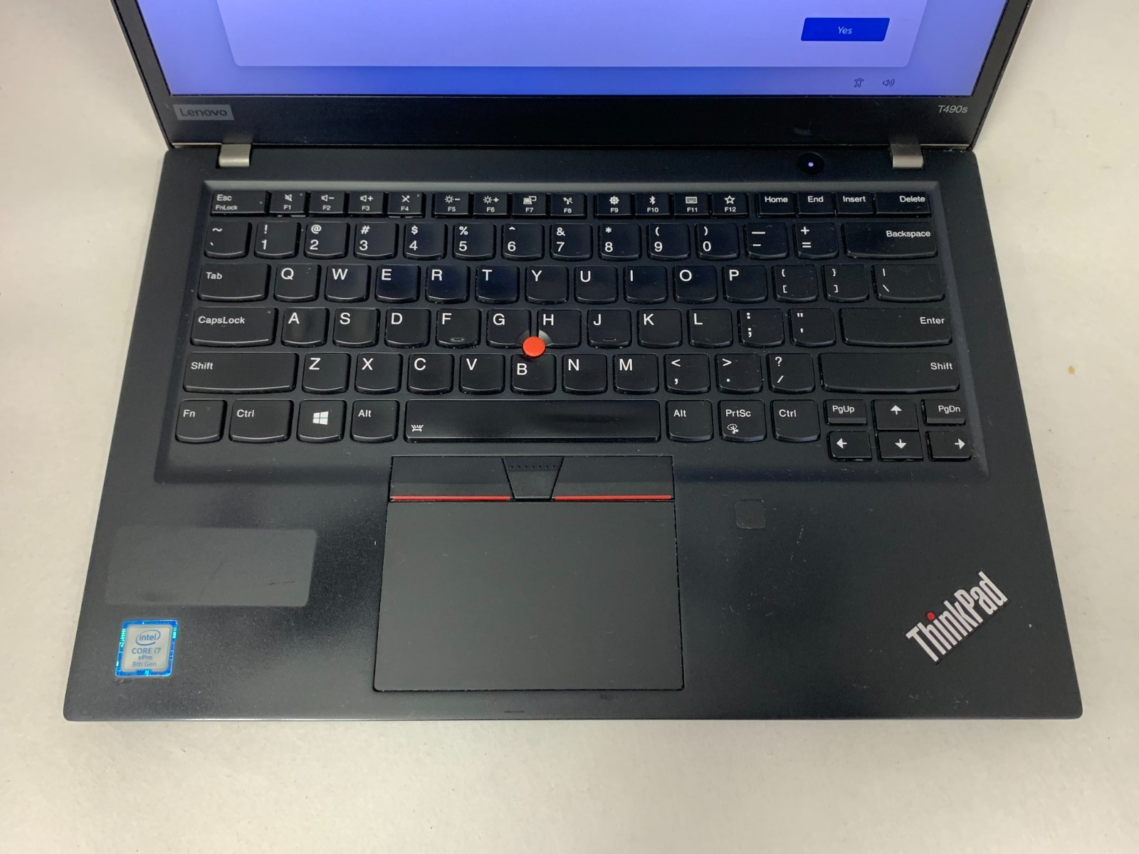 Lenovo ThinkPad T490s 14″ i7-8665U 1.9GHz 8GB 256GB W11P