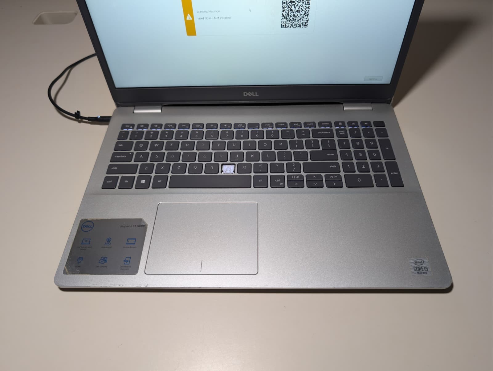 Dell Inspiron 5593 | i5 10th Gen NO RAM NO SSD | FHD Backlit FPS | Boot To Bios