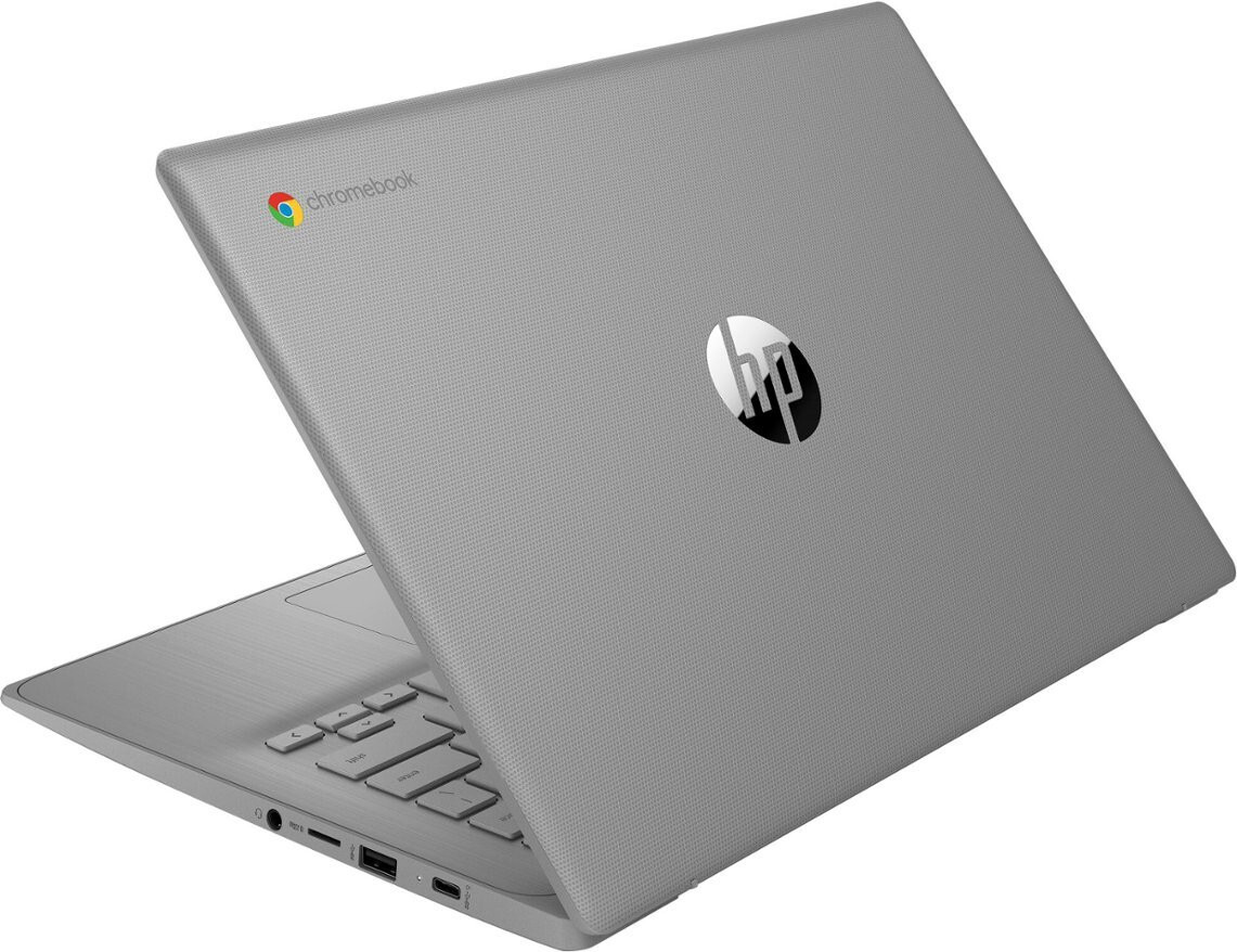 HP Chromebook 14″HD LED Intel Celeron N4120 4GB RAM onboard 64GB eMMC Chrome OS