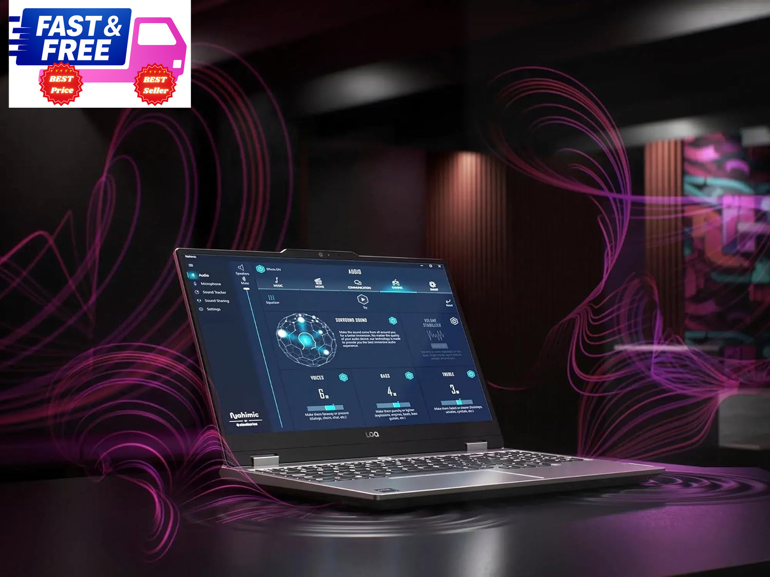 LOQ 15.6″ FHD 144Hz Gaming Laptop i5-12450HX RTX 3050 16GB 512GB SSD Win11 Home