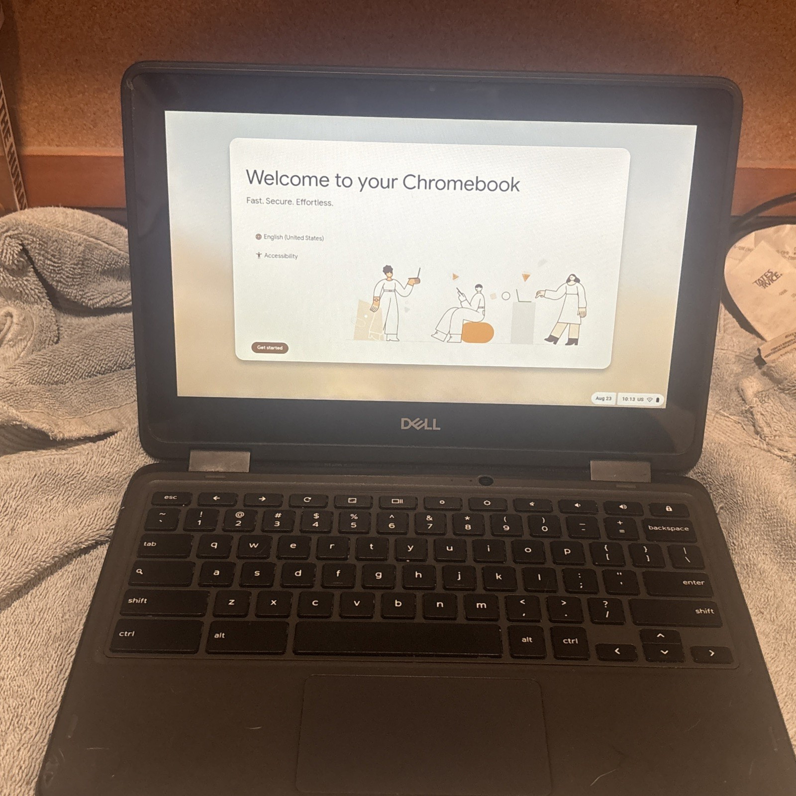 Dell Chromebook 5190 2-in-1 11.6” Touchscreen Laptop 4GB RAM 32GB SSD read
