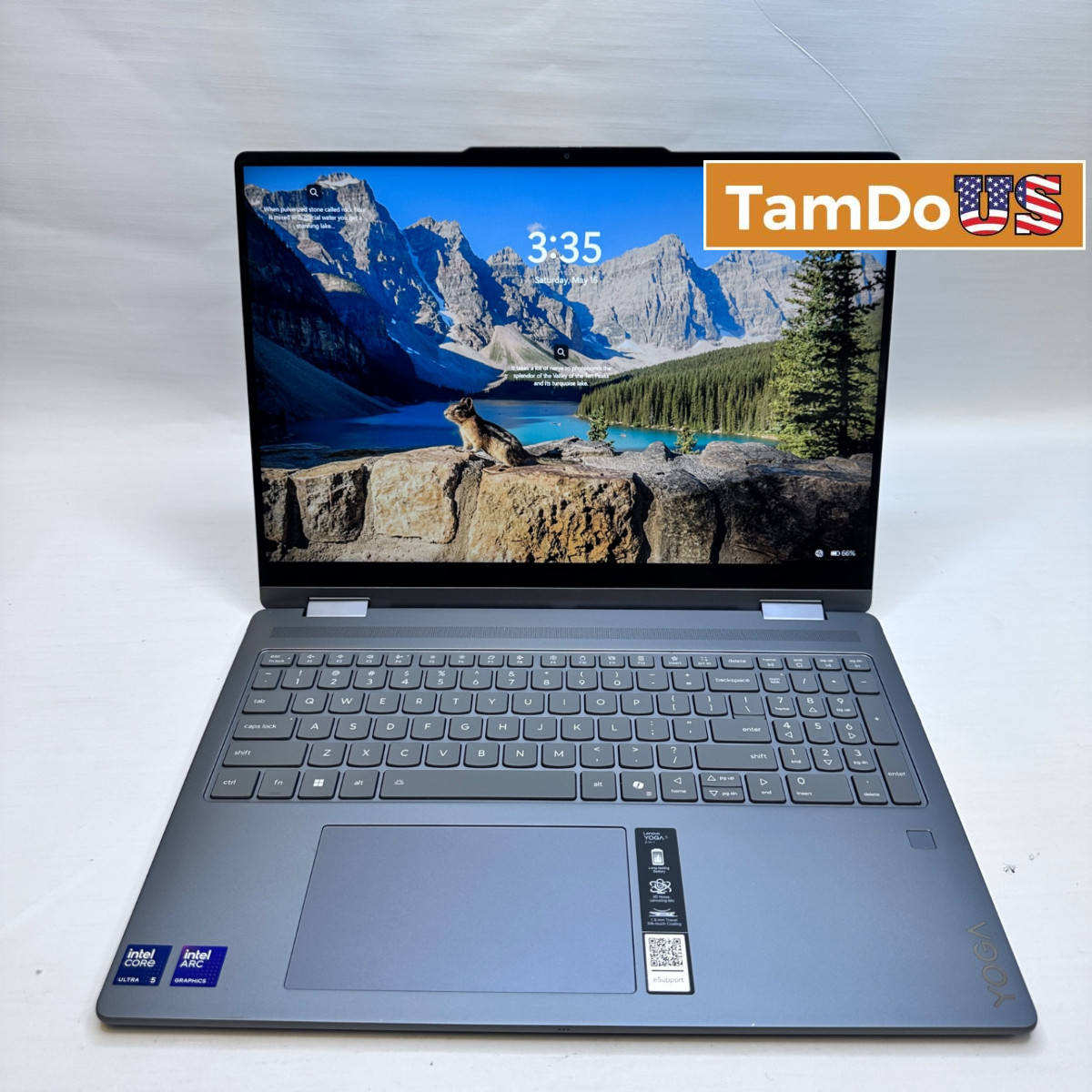 Lenovo Yoga 7 2-in-1 16″ WUXGA Touchscreen Laptop, Ultra 5 226V, 16GB, 512GB SSD