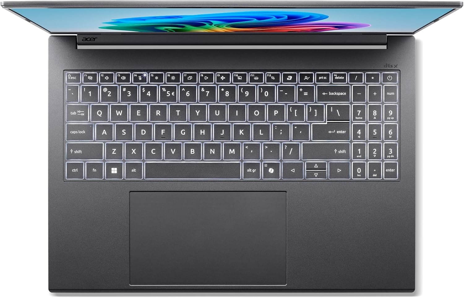 Acer Aspire 16″ AI Copilot+ PC Laptop Snapdragon X 512GB 16GB Windows 11 Home
