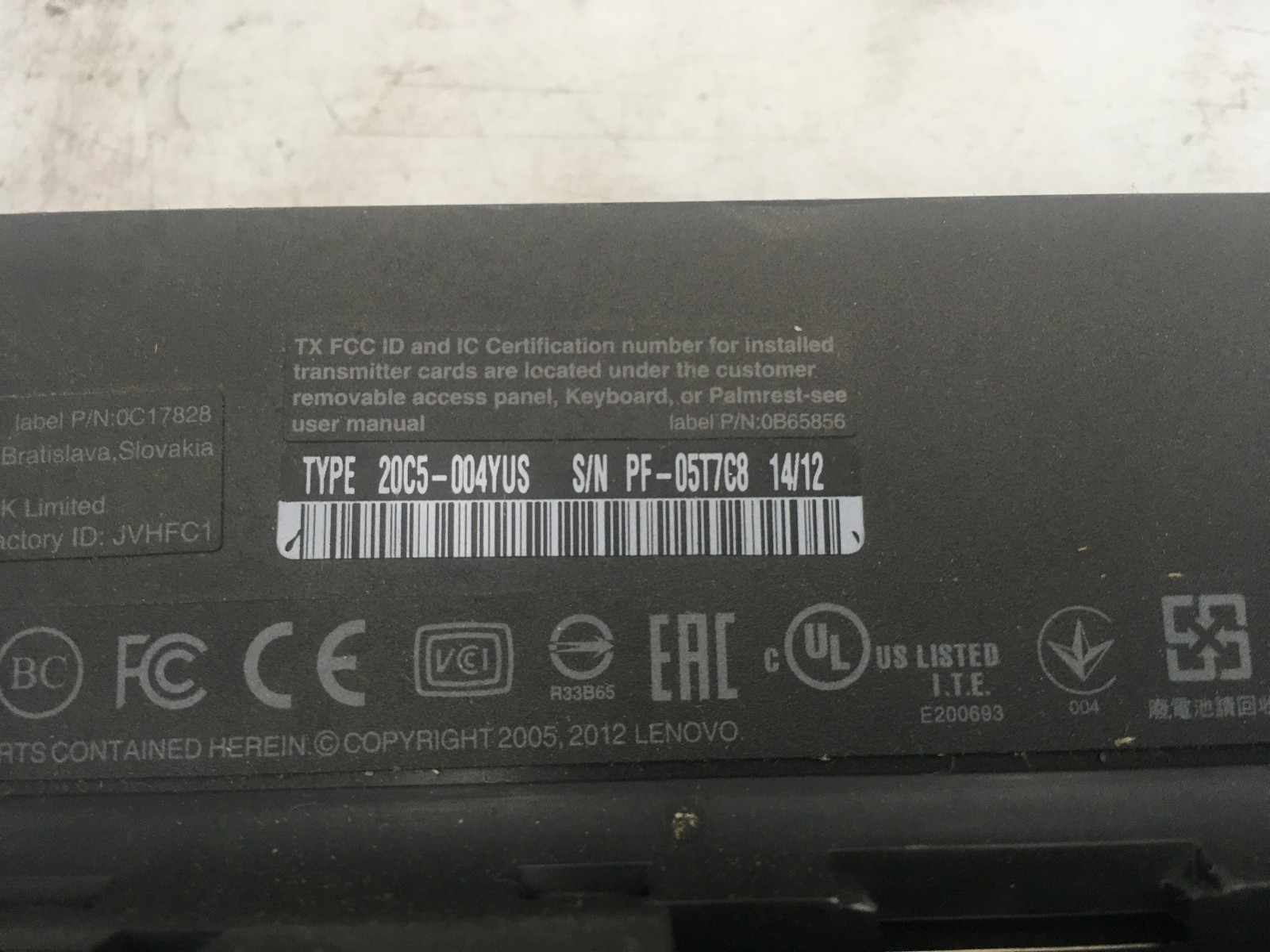 LENOVO THINKPAD E440 – BOOTS TO BIOS/BAD LCD – INTEL I5 4200M – NO RAM -READ- BB