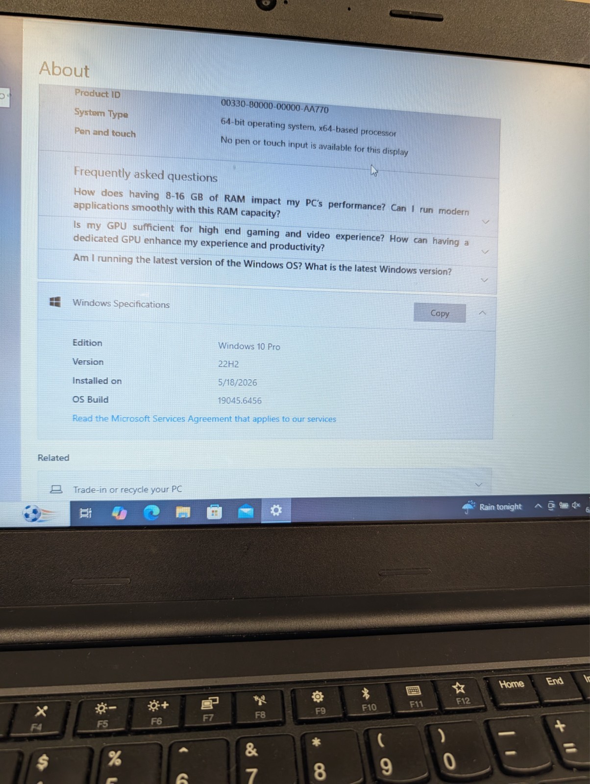 Lenovo ThinkPad E470, i5-6200U, 12GB RAM, 250GB SSD, Windows 10 Pro, 20H10069US
