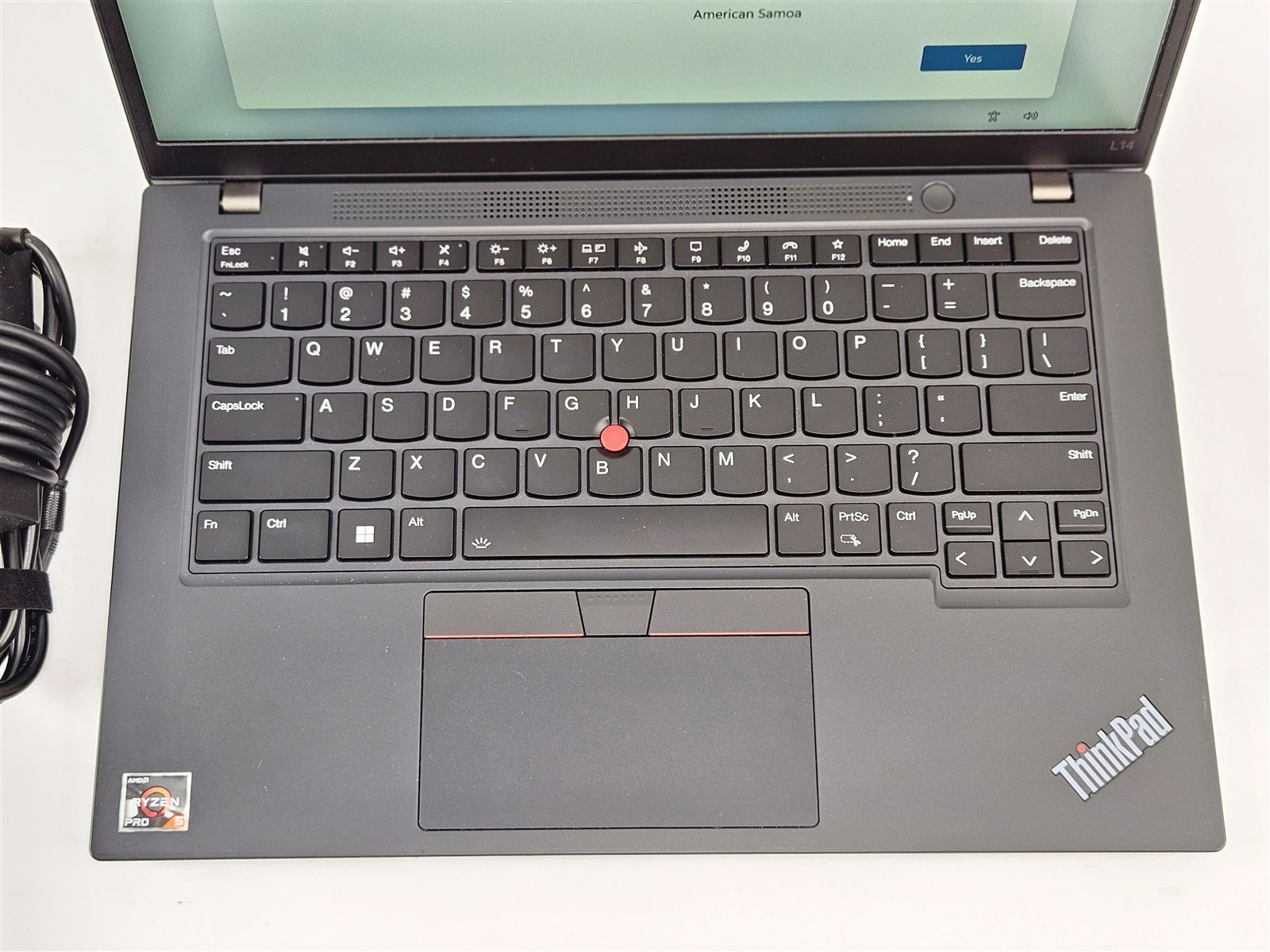 Lenovo ThinkPad L14 Gen 4 16GB 256GB SSD Ryzen 5 PRO 7530U Backlit KB Win11