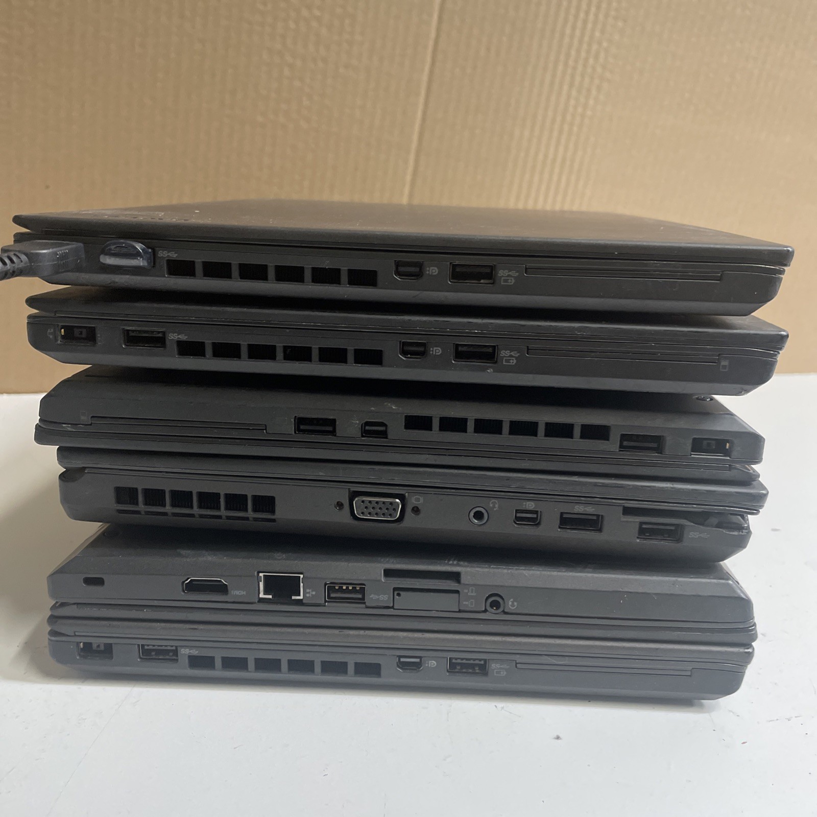 Lot of 6 Lenovo ThinkPad | 3x T460 i5-6th Gen | 2x T450 i5-5th Gen | 1x T440p