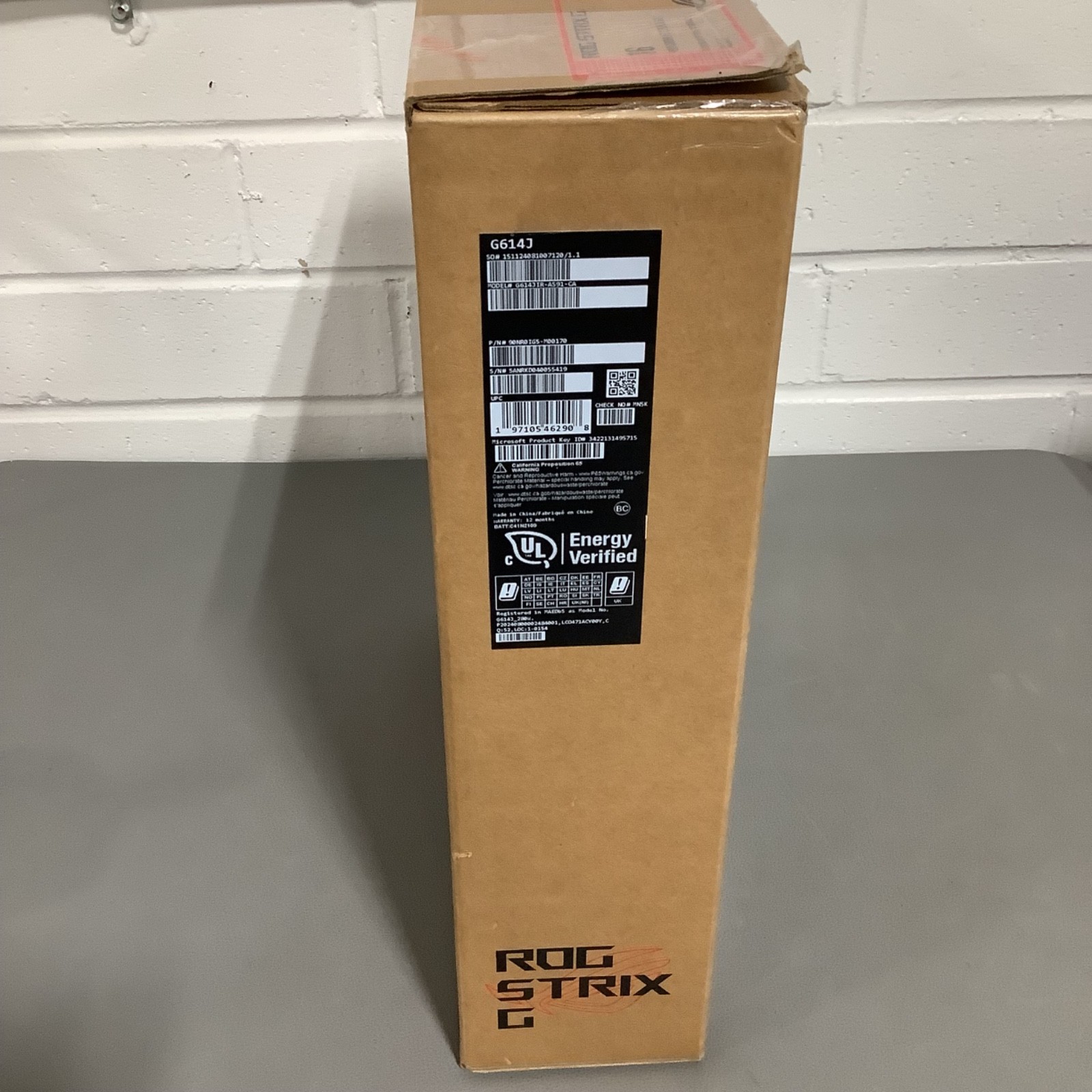Asus ROG Strix G16 Laptop- (G614J) 13th Gen Core i9 32GB RAM 1TB SSD 8GB