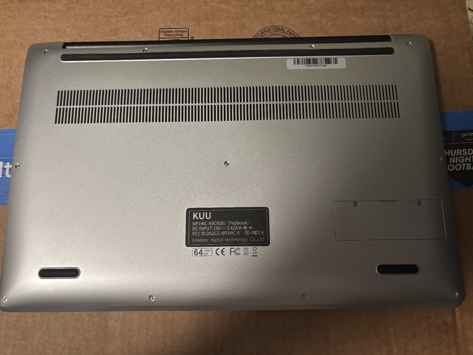 KUU 15.6″ Laptop Yepbook, 16GB RAM, 512GB SSD, Windows 11 Student Budget Cheap