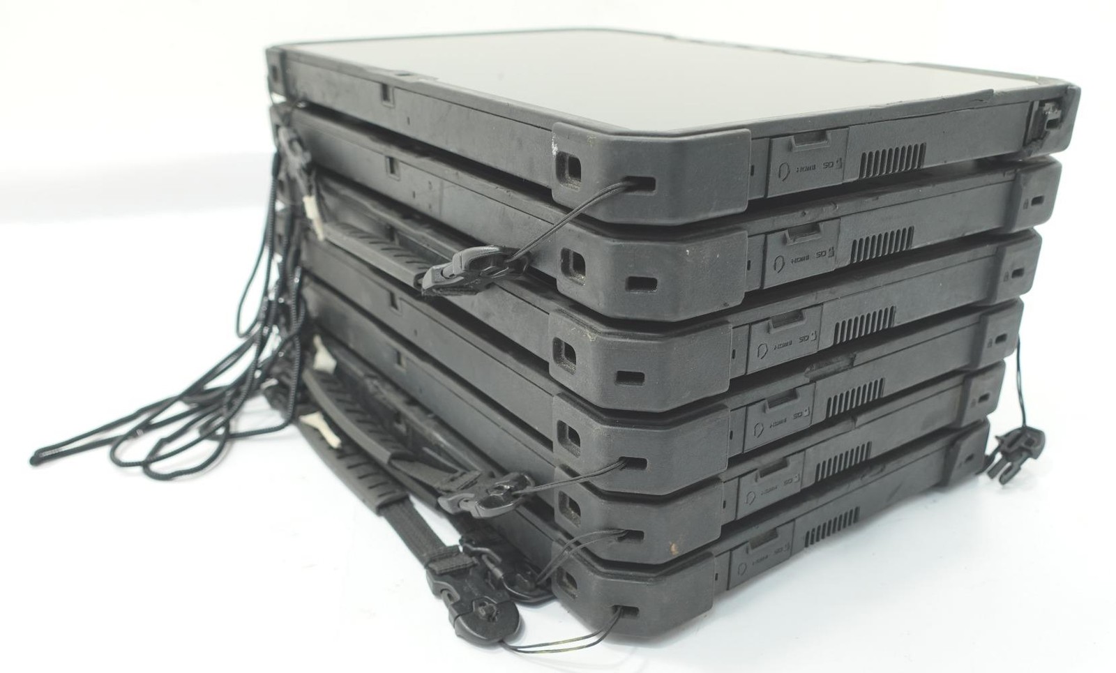 Lot 6 Dell Latitude 12 Rugged Tablet 7202 11.6″ Core M-5Y71 1.20GHz 8GB No SSD
