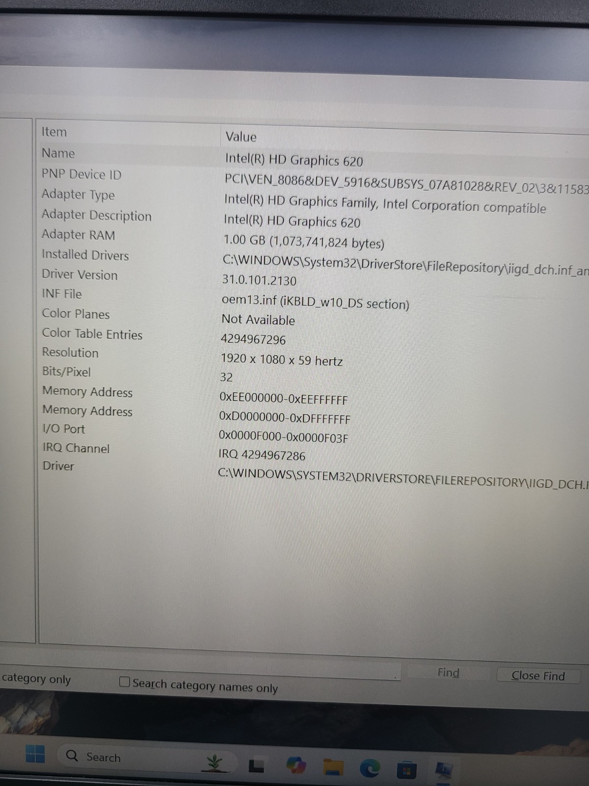 Dell Latitude 5580 i5-7200U 2.50GHz 8GB Ram 256GB SSD Win 11 PRO