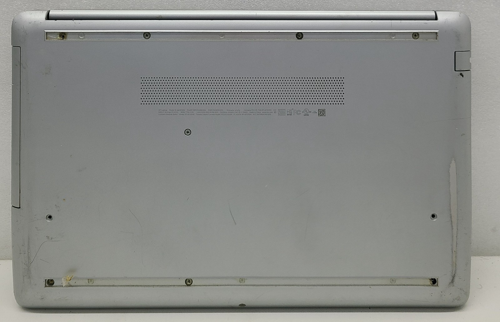 HP 15-DA0012DX Laptop Intel i3-8130U 8GB Ram NO HD/OS Bad Screen (FL)