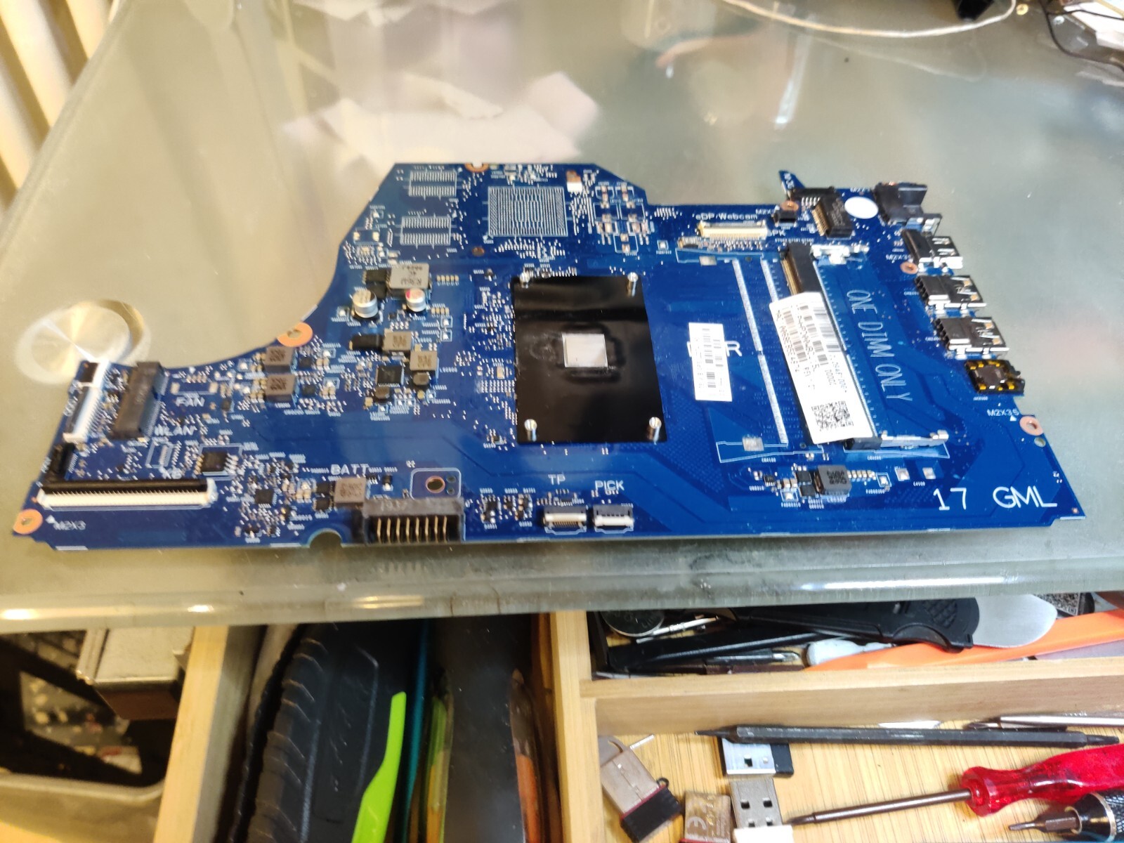 HP 17-BY MOTHERBOARD L22741-601 N4000 INTEL UHD 600 6050A2980801-MB-A02 #