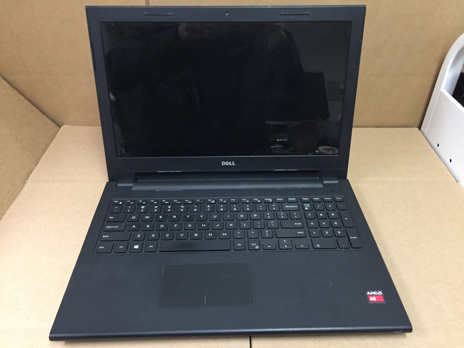 Dell Inspiron 3541 15 AMD A6-6310 1.80GHz 4GB DDR3 Ram NO HDD/AC Boot to BIOS