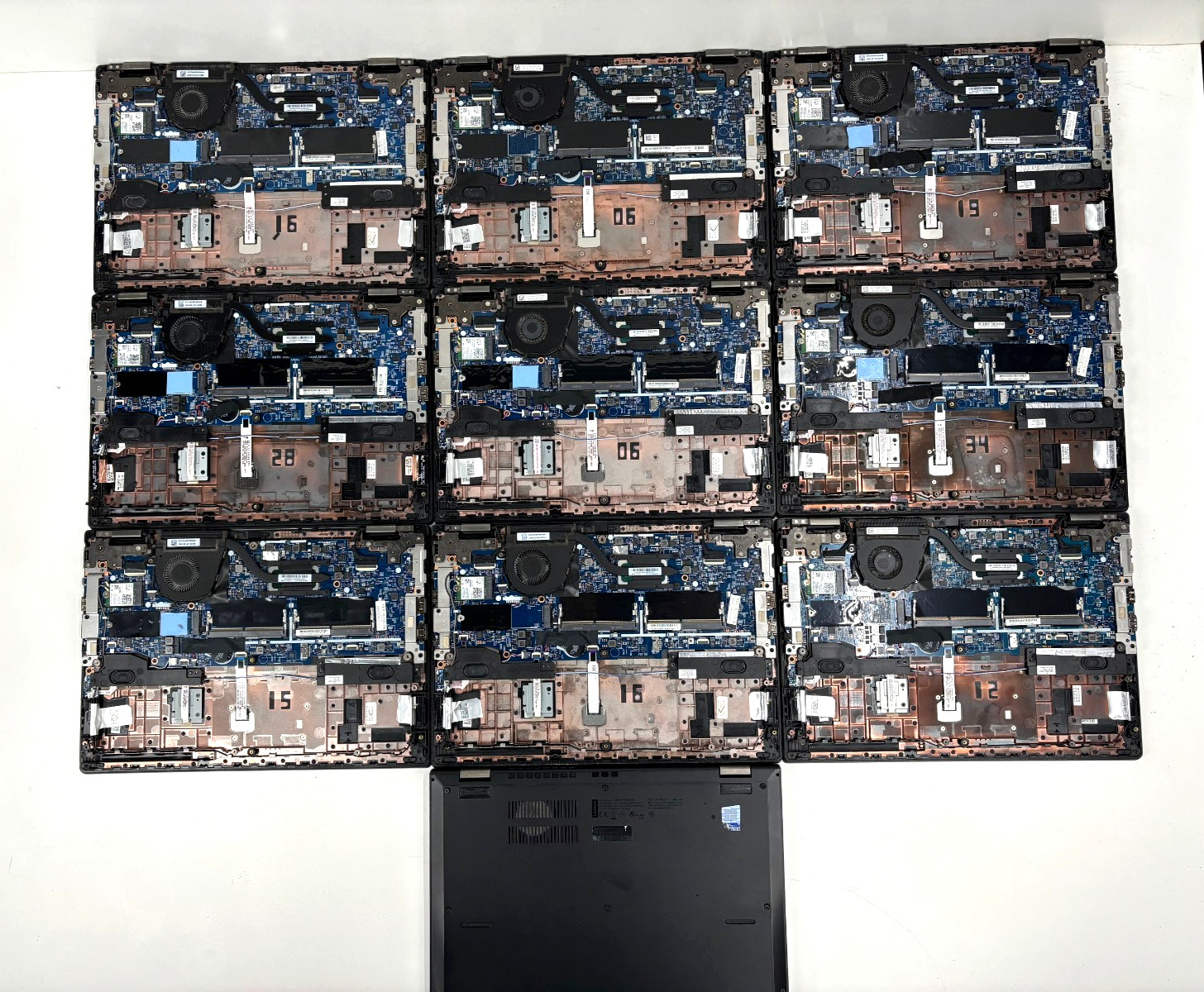 Lot (10) Lenovo ThinkPad L390 Yoga 13.3 Touch i5-8365U, NO RAM NO HDD NO BATTERY