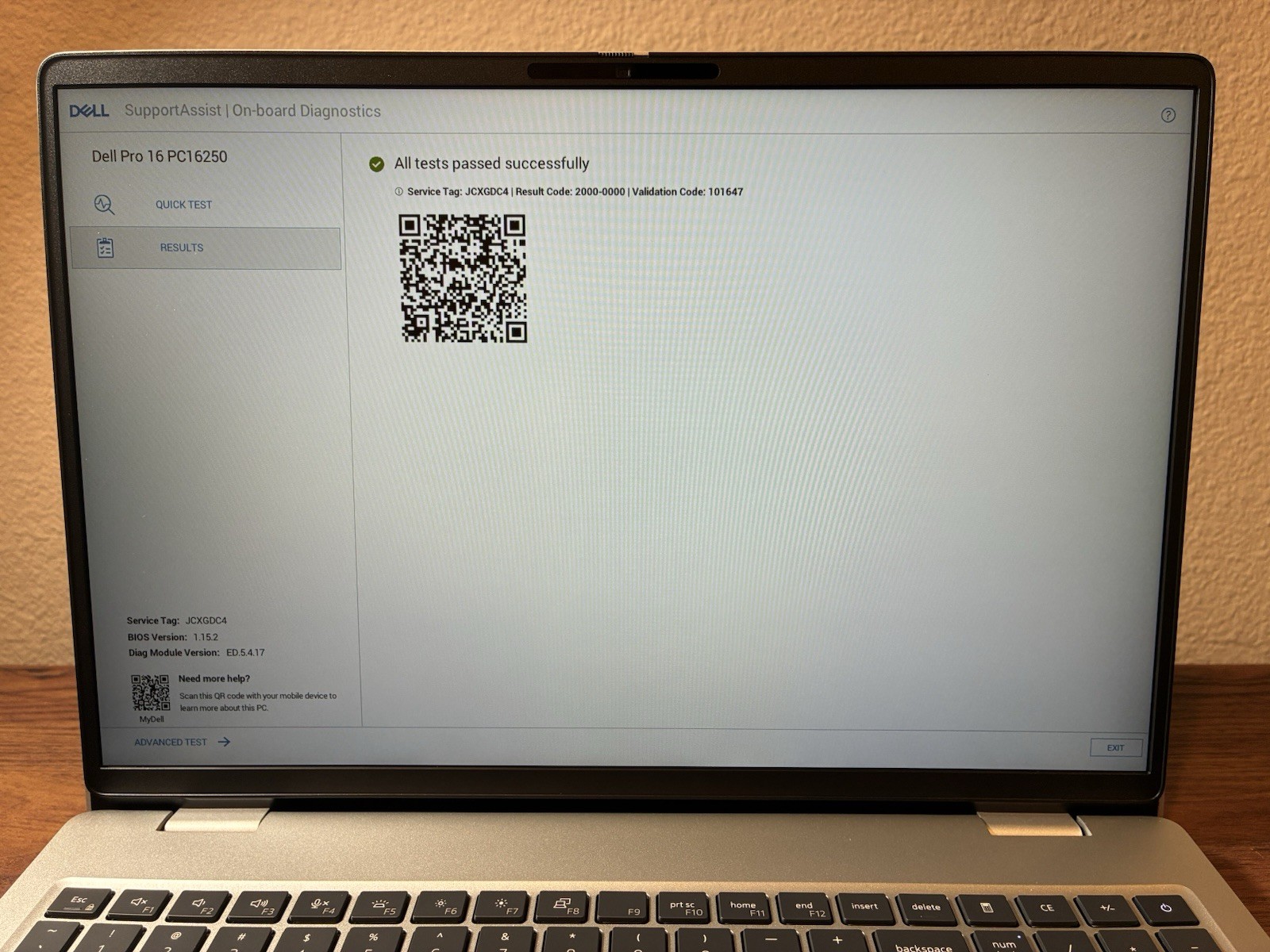 MINT Dell Pro 16 PC16250 Laptop Ultra 7 255U 16GB RAM 512GB SSD FHD+ Warranty!