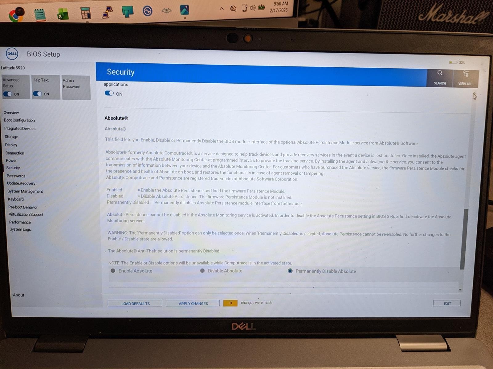 DELL LATITUDE 5520 i5-1135G7 @ 2.4GHz, 4GB RAM, NO HDD/OS