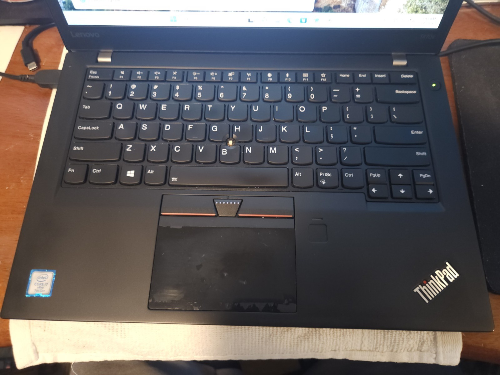 Lenovo ThinkPad T470s i7 8gb Ram 256gb SSD Drive Win 11Pro (READ)