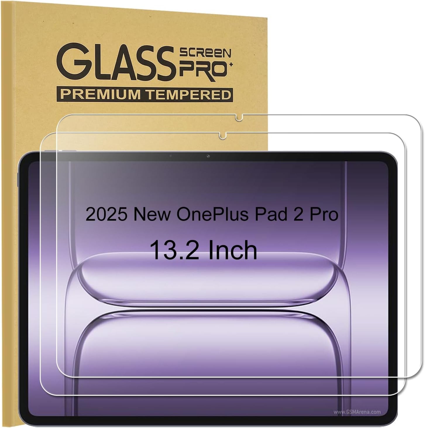 OnePlus Pad 3 13.2“ & OnePlus Pad 2 Pro 13.2-Inch Tempered Glass Screen Protecto