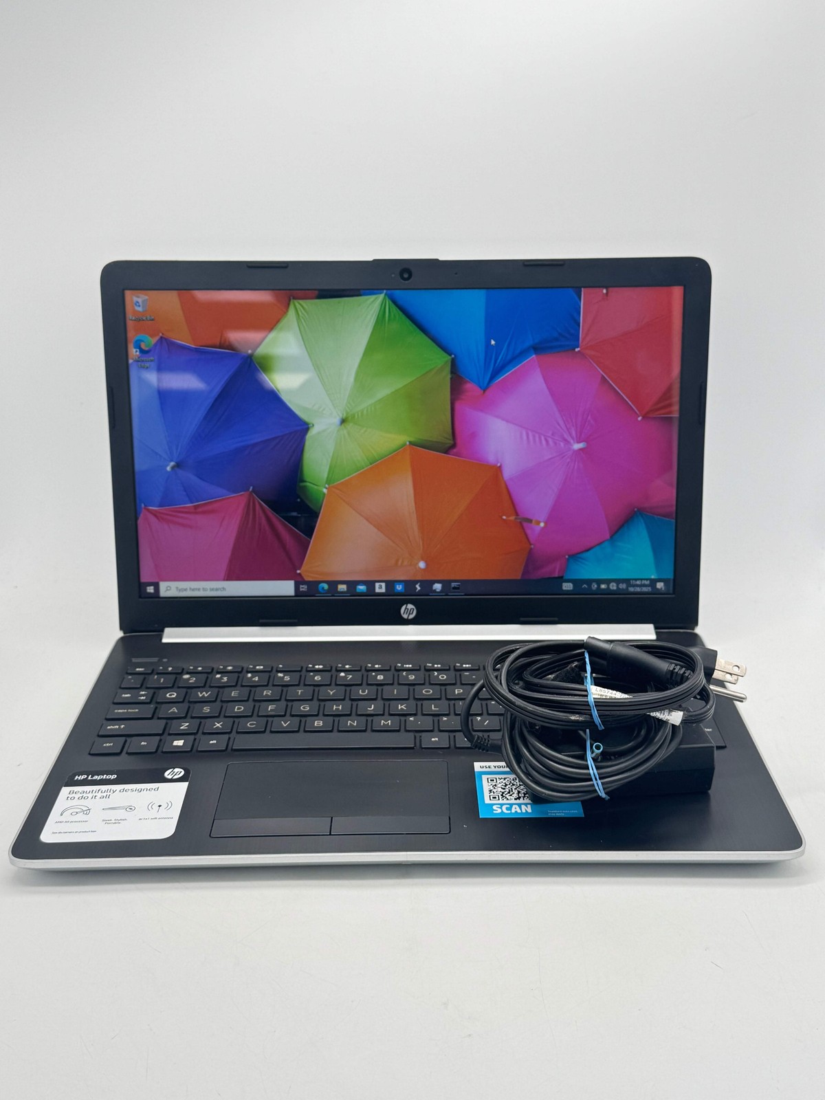 HP 15-db0031nr 15.6″ AMD A9 4GB 1TB HDD Black Used