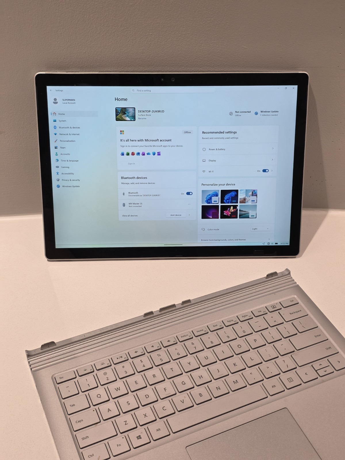 Microsoft Surface Book Intel Core i7-6600u 16GB RAM 512GB SSD with Dock