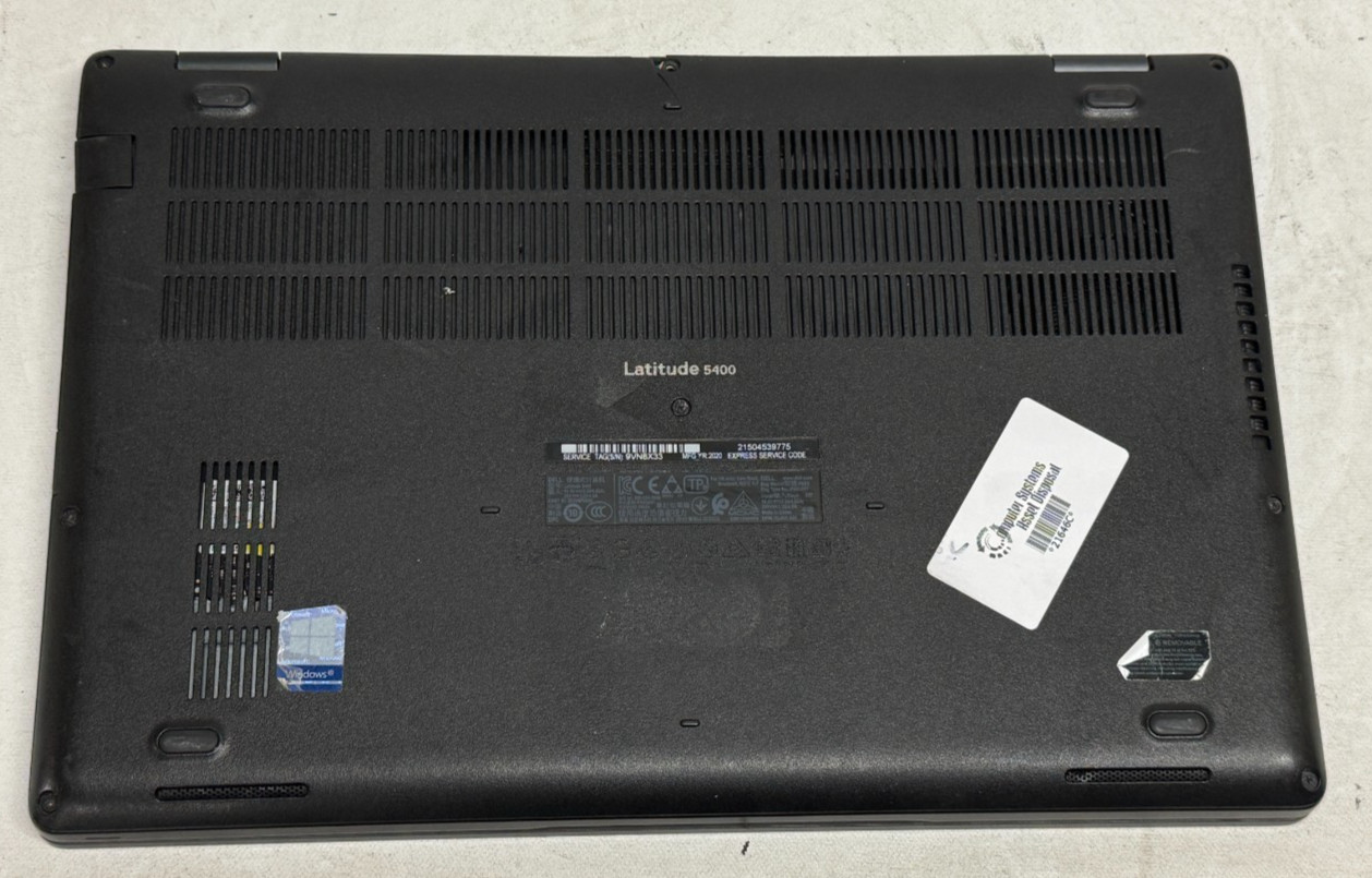 Dell Latitude 5400 14″ (i7-8665u 1.90GHz – 16GB RAM – 512GB SSD – Win11Home)