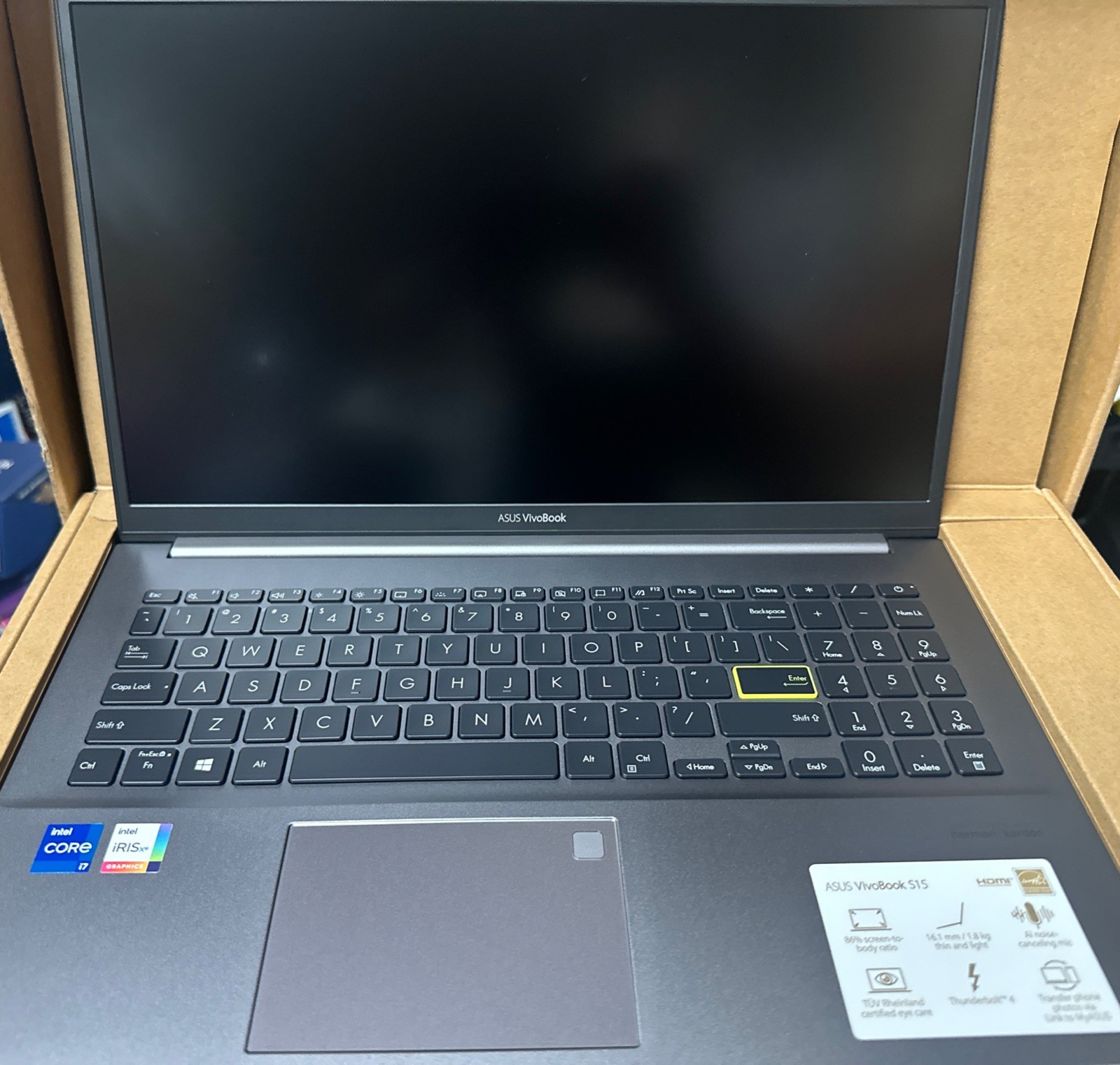⚡️ASUS VivoBook S15 S533 15.6″ i7-1165G7 8GB RAM 512GB SSD Win10 64bit