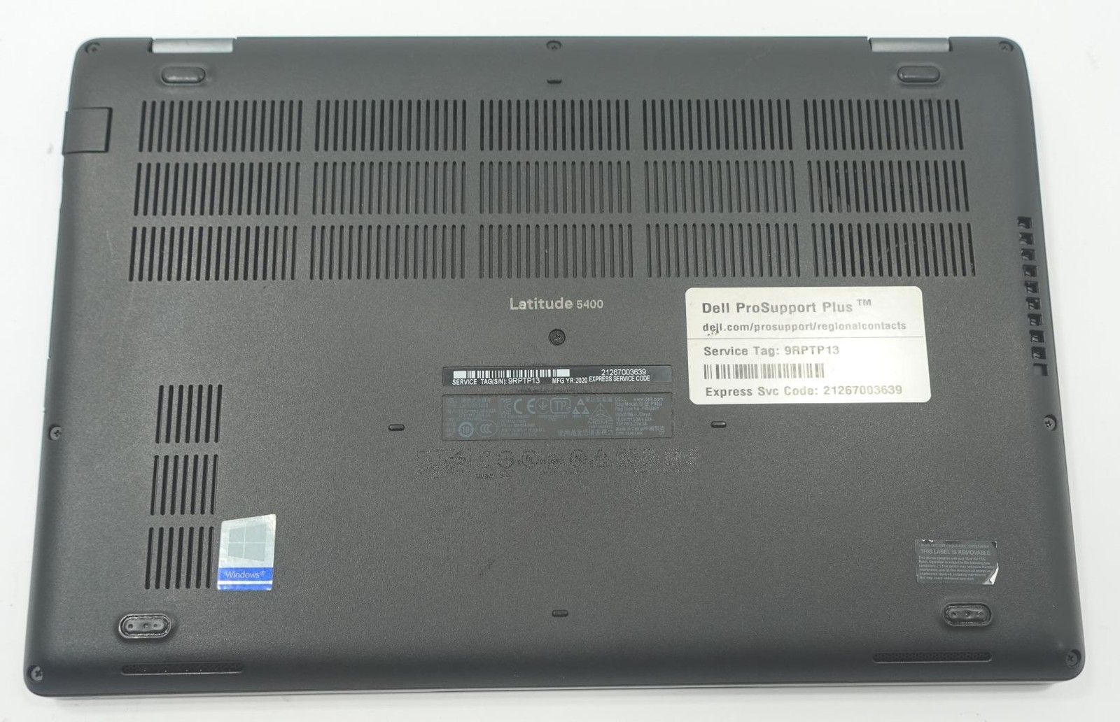 Dell Latitude 5400 14″ Core I7-8665U 1.90GHz 16GB 256GB SSD Laptop