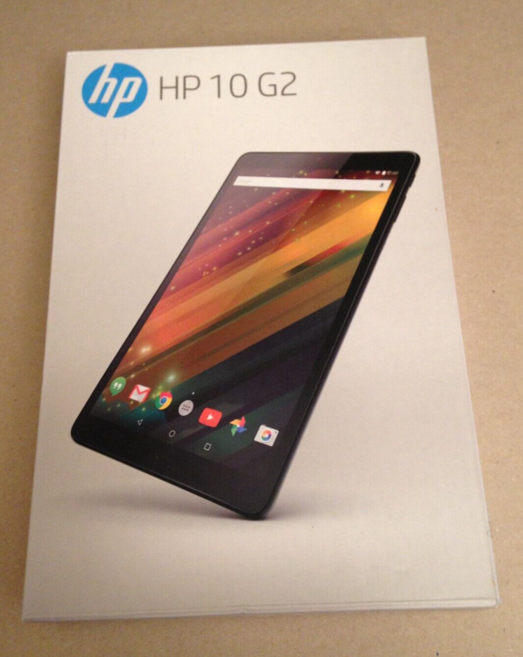 HP 10 G2 10.1in Android 5.0 Lollipop Tablet – 1GB RAM, 16GB W/NEW CASE