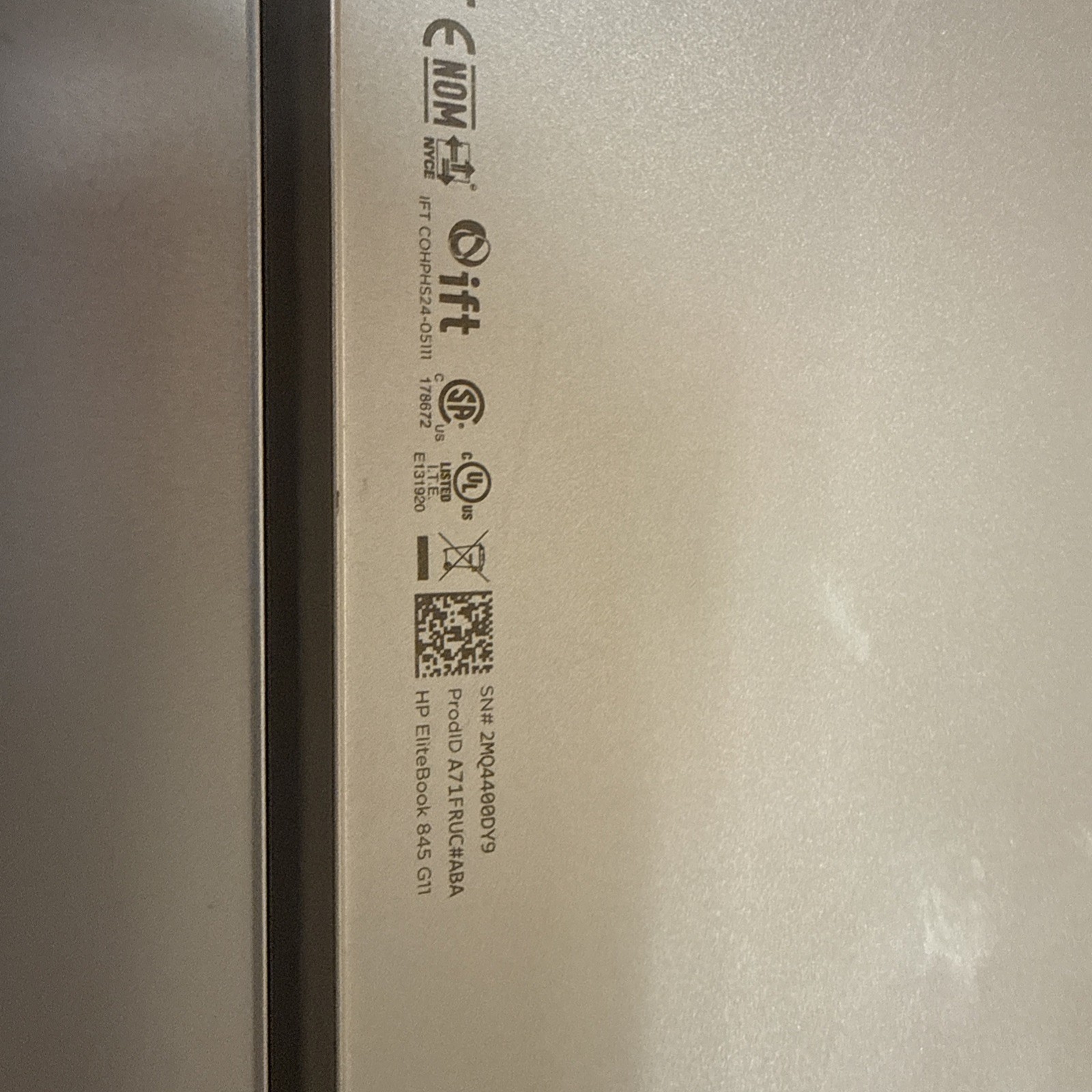 HP EliteBook 845 G11 – Windows 11 Pro – Ryzen 5 – 16GB RAM – 256GB SSD