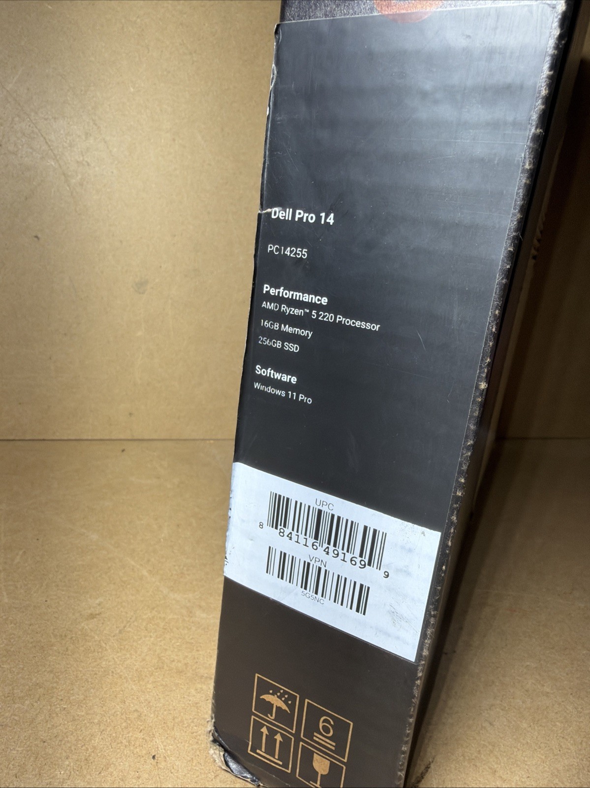 Dell Pro 14 PC14255 14″ AMD Ryzen 5 220 3.20GHz 16GB 256GB Win 11 Pro Laptop