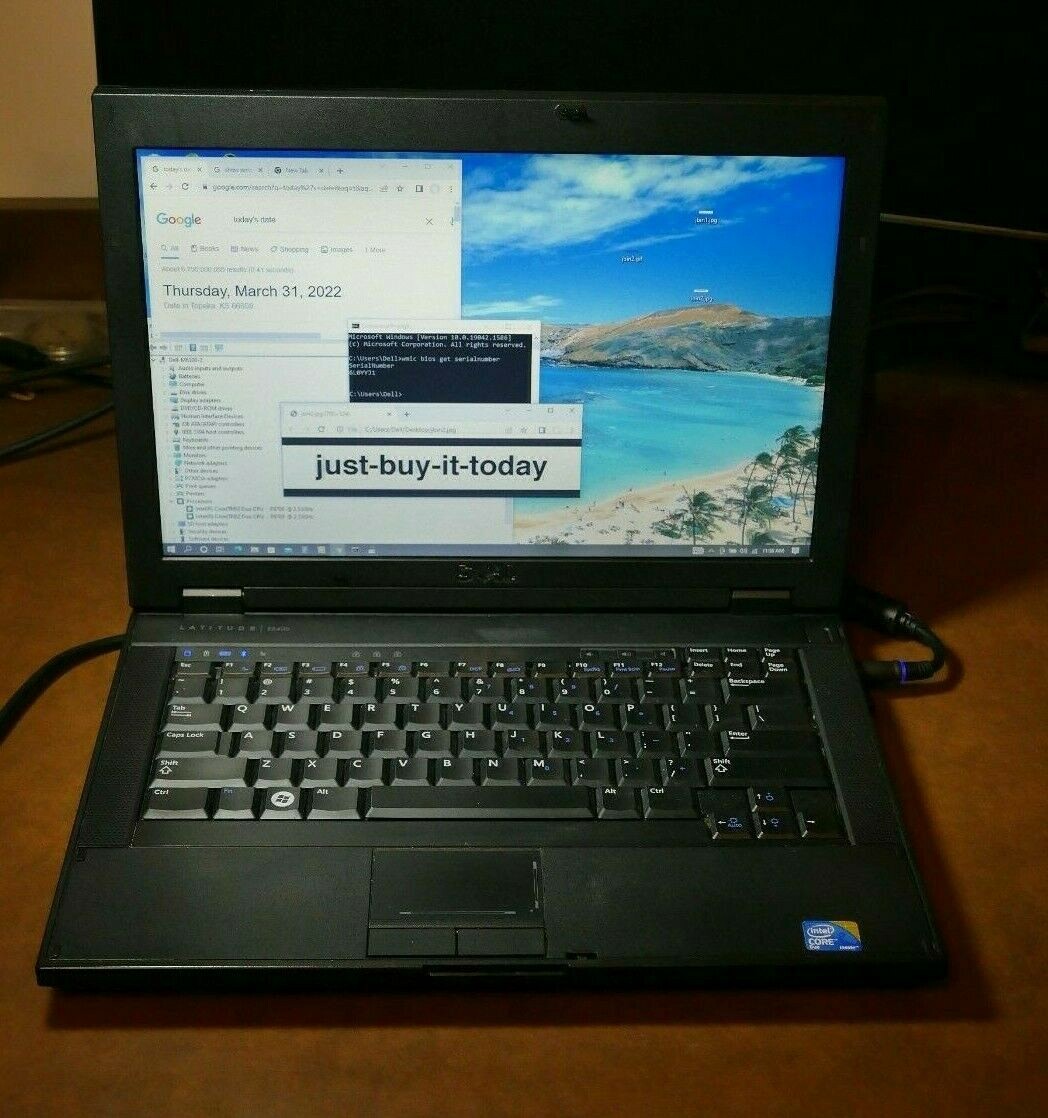 DELL Latitude E5400 2.53GHz, 4GB, 160GB HD, Blue Tooth