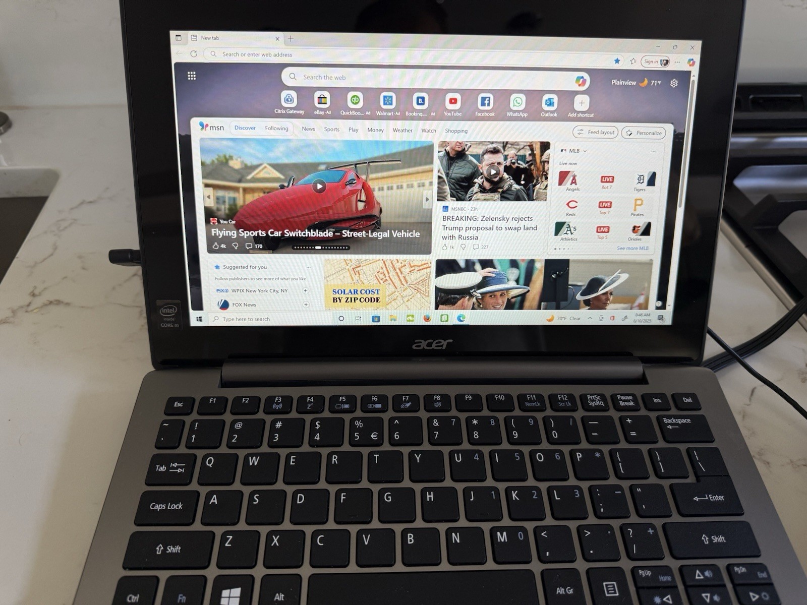 Acer Aspire Switch 11.6″ Intel M 5Y10c 4GB RAM 128GB SSD Win 10