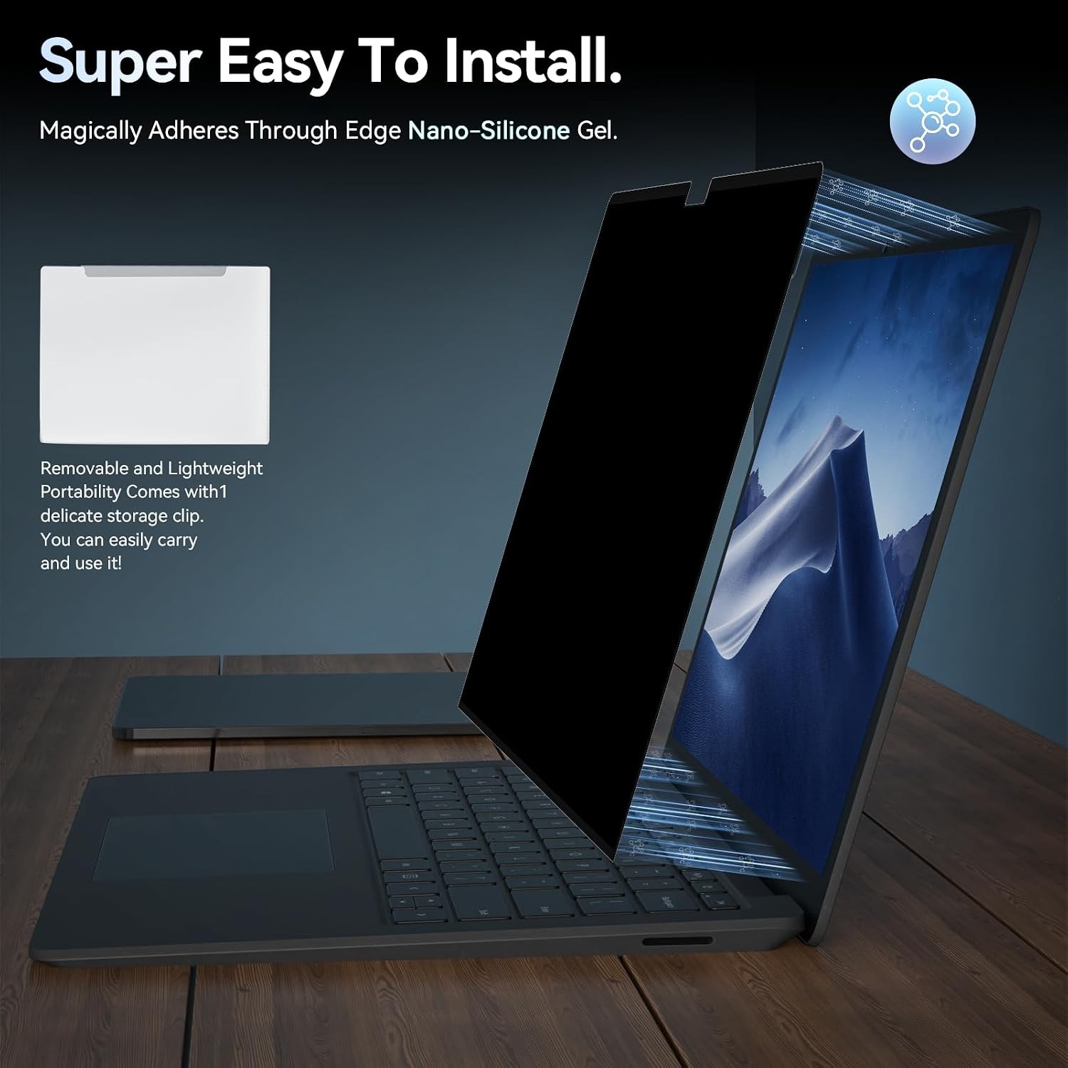 Privacy Filter Compatible with 13.5 Inch Surface Laptop 6/5/4/3/2/1, Anti-Glare