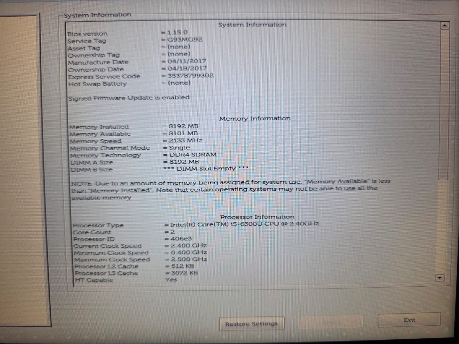 DELL Latitude 12 Rugged Extreme 7214 Laptop Intel I5-6300U 8GB FOR PARTS READ!!!